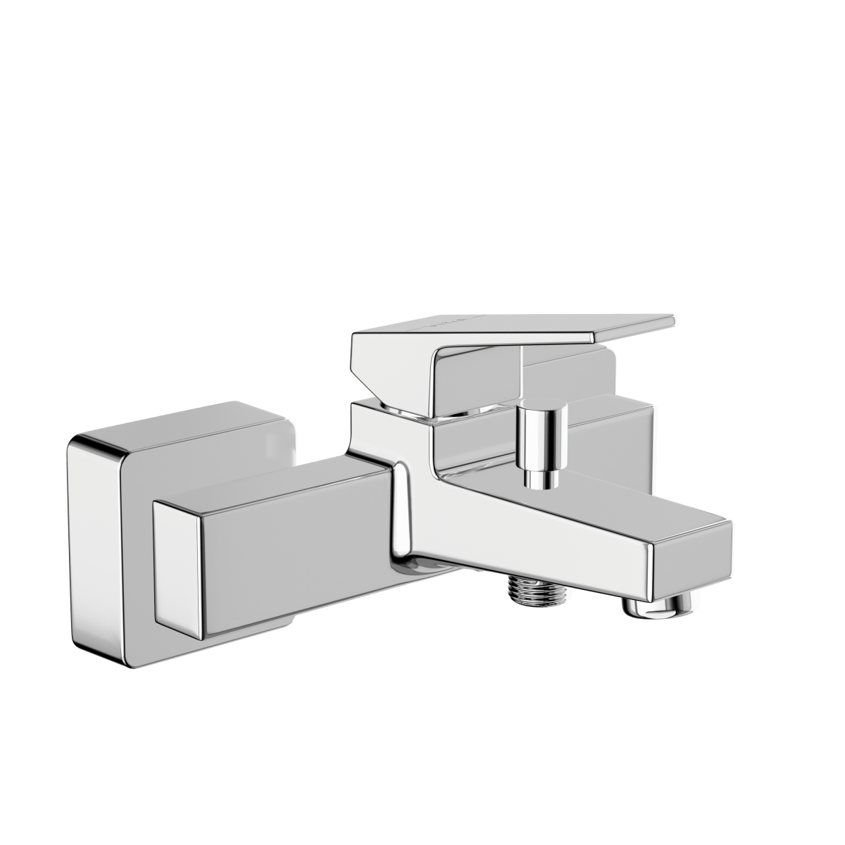 Настенный смеситель для ванны VitrA Minimax Square (Минимакс Сквуэр) A43520EXP однорычажный хром латунь