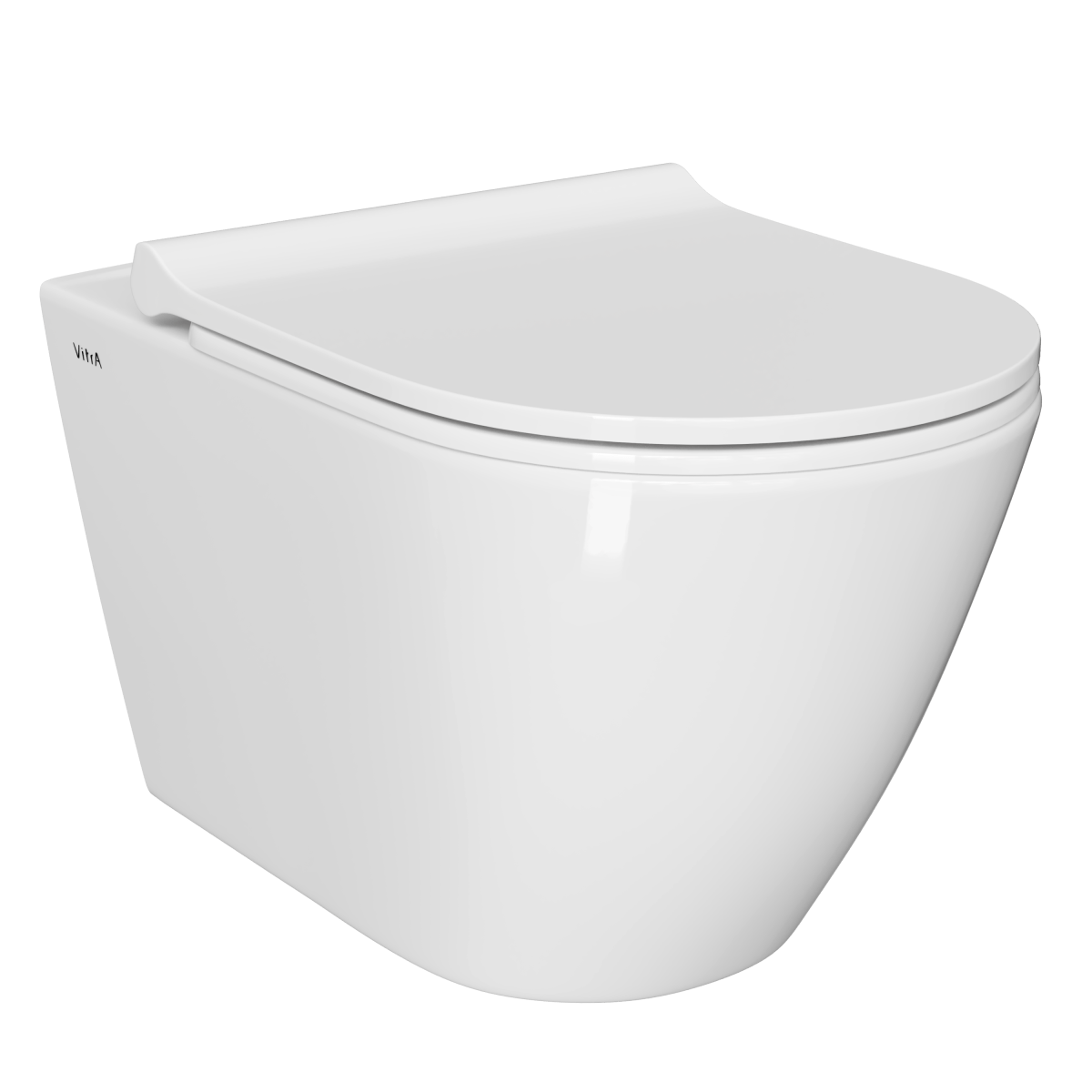 Подвесной унитаз VitrA Sanibelle (Санибель) 7551B003-0075 безободковый SmoothFlush (Смусфлаш) белый санитарный фарфор антибактериальное покрытие Hygiene (Хайджн)