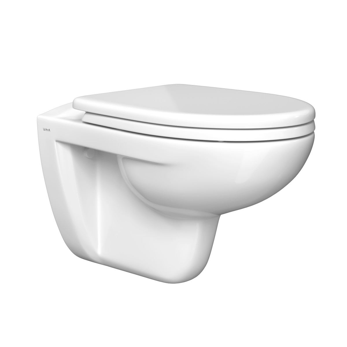 Инсталляция с унитазом VitrA S10 9842B003-7206 комплект 4 в 1 с сиденьем микролифт безободковый цвет клавиши глянцевый хром