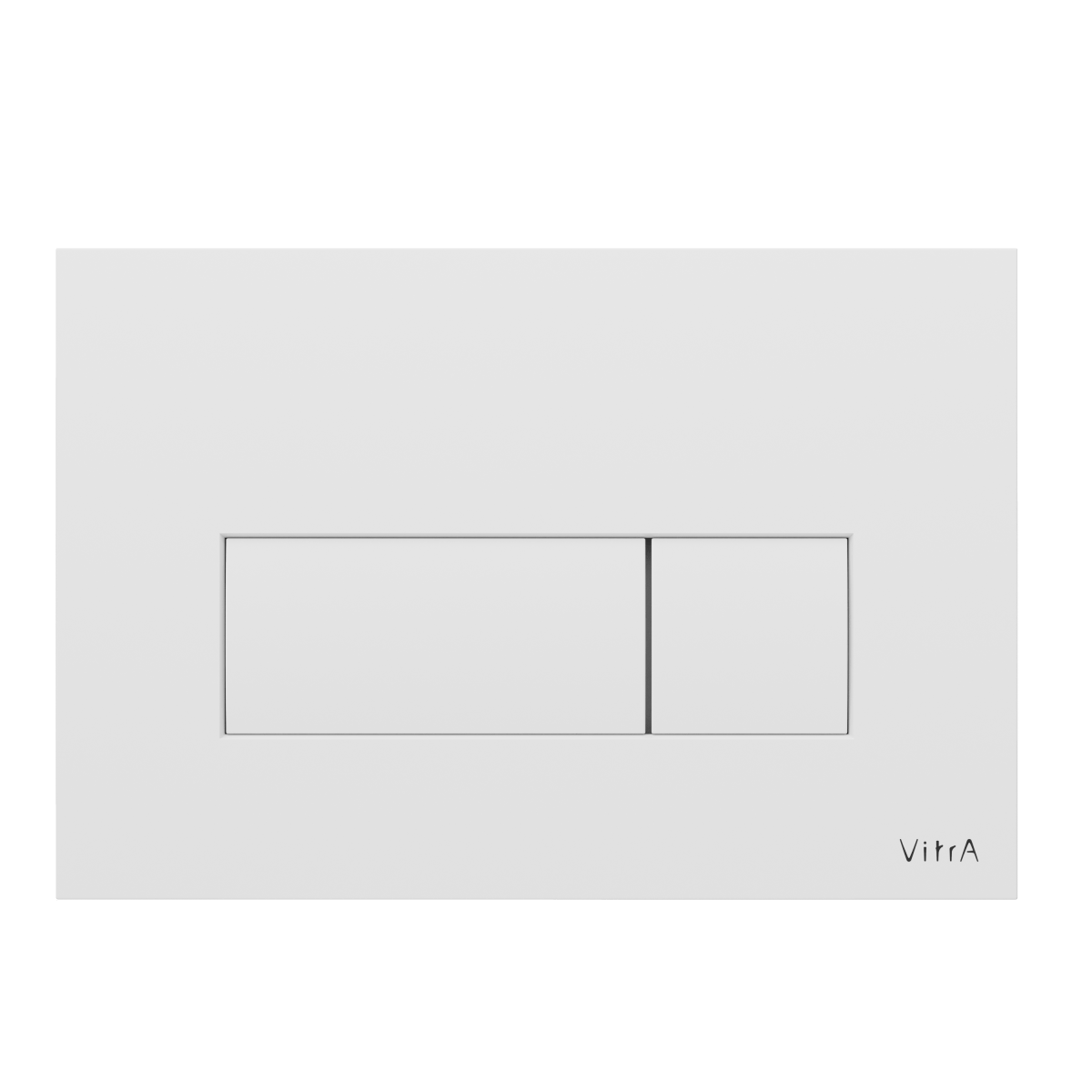 Кнопка смыва для инсталляции VitrA Root Square (Рут Скуэр) 740-2300 глянцевая белая двойный смыв