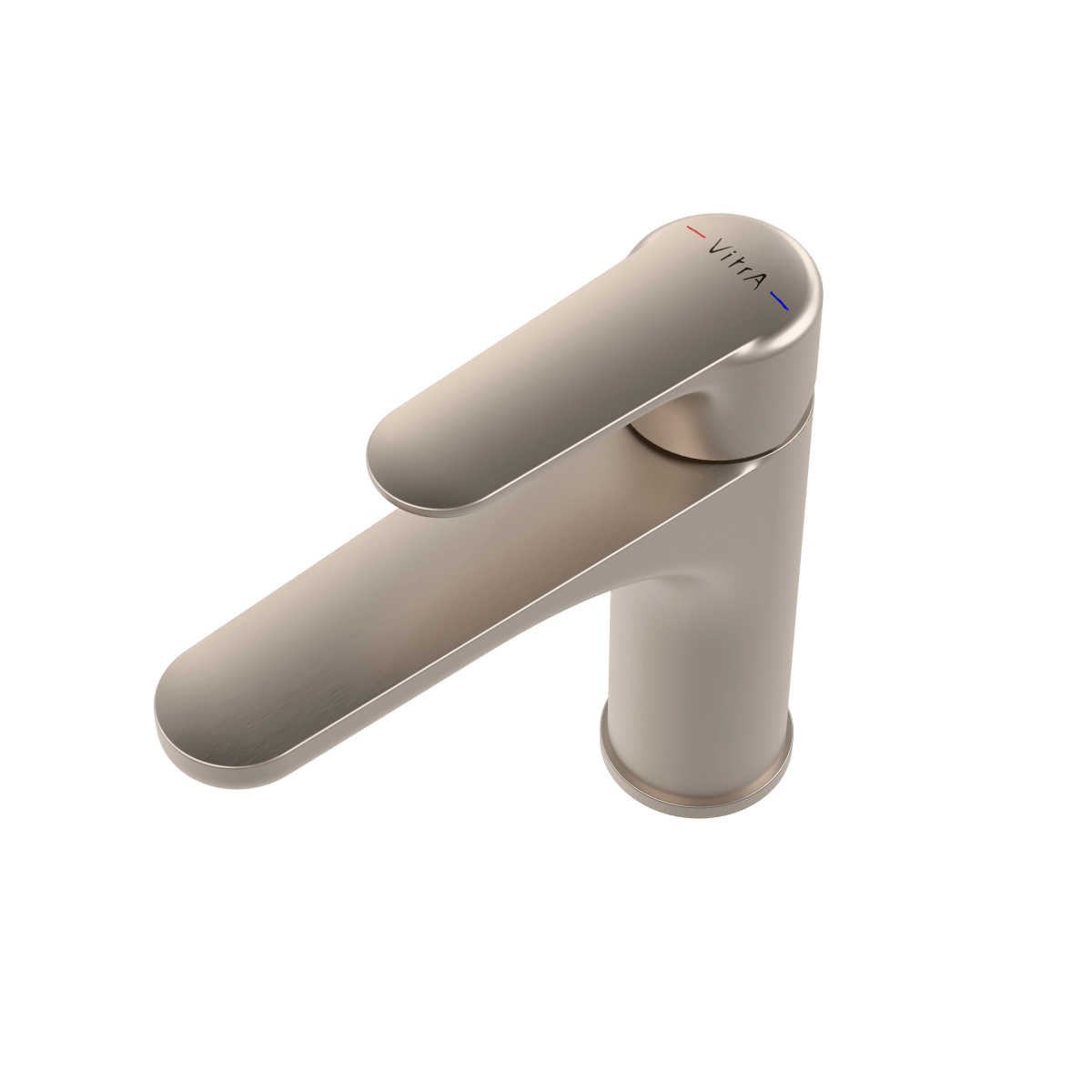Смеситель для раковины VitrA Root Round (Рут Раунд) A4270634EXP однорычажный брашированный никель латунь