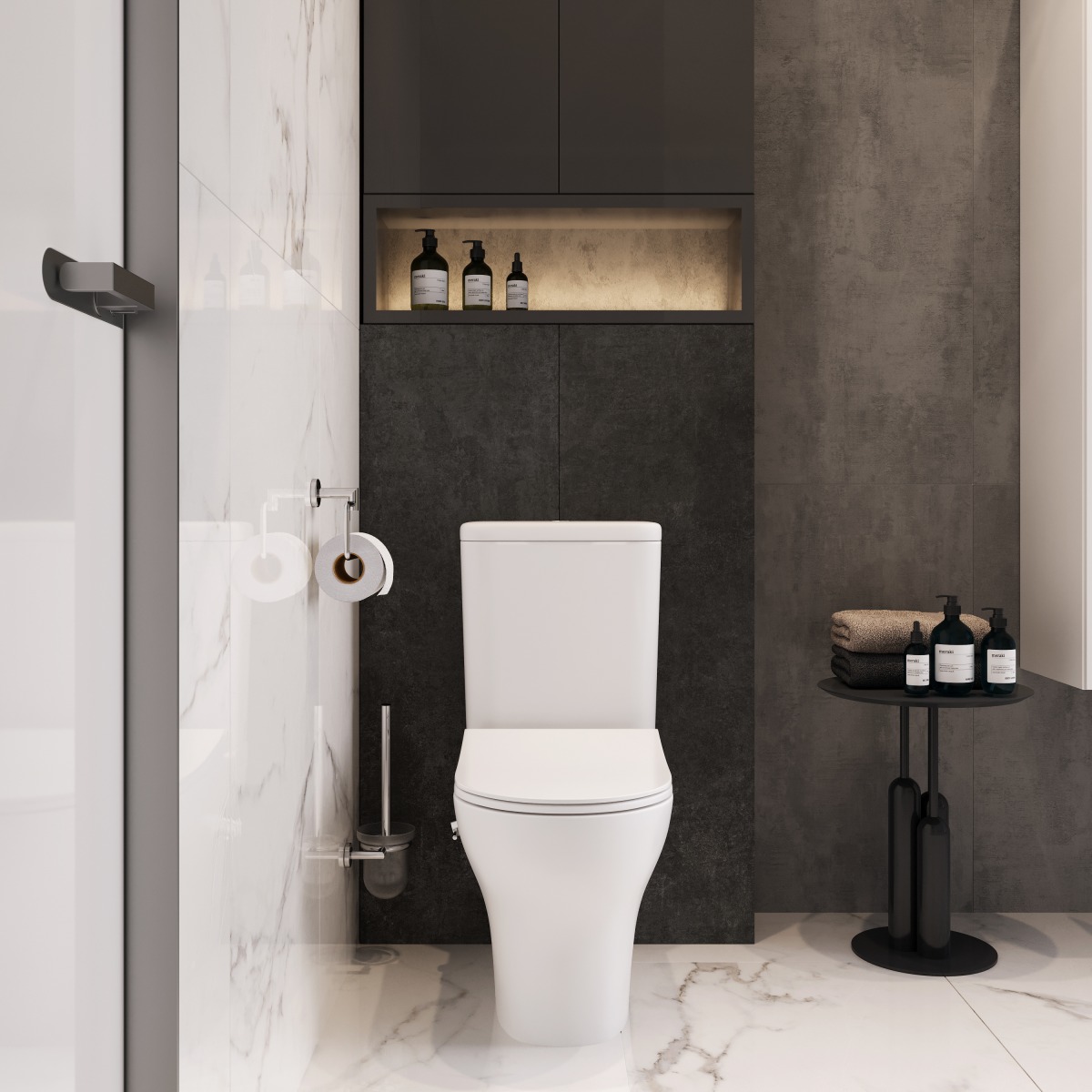 Унитаз-компакт напольный VitrA Zentrum (Зентрум) 9012B003-7226 с сиденьем микролифт белый санитарный фарфор антибактериальное покрытие Hygiene (Хайджн)