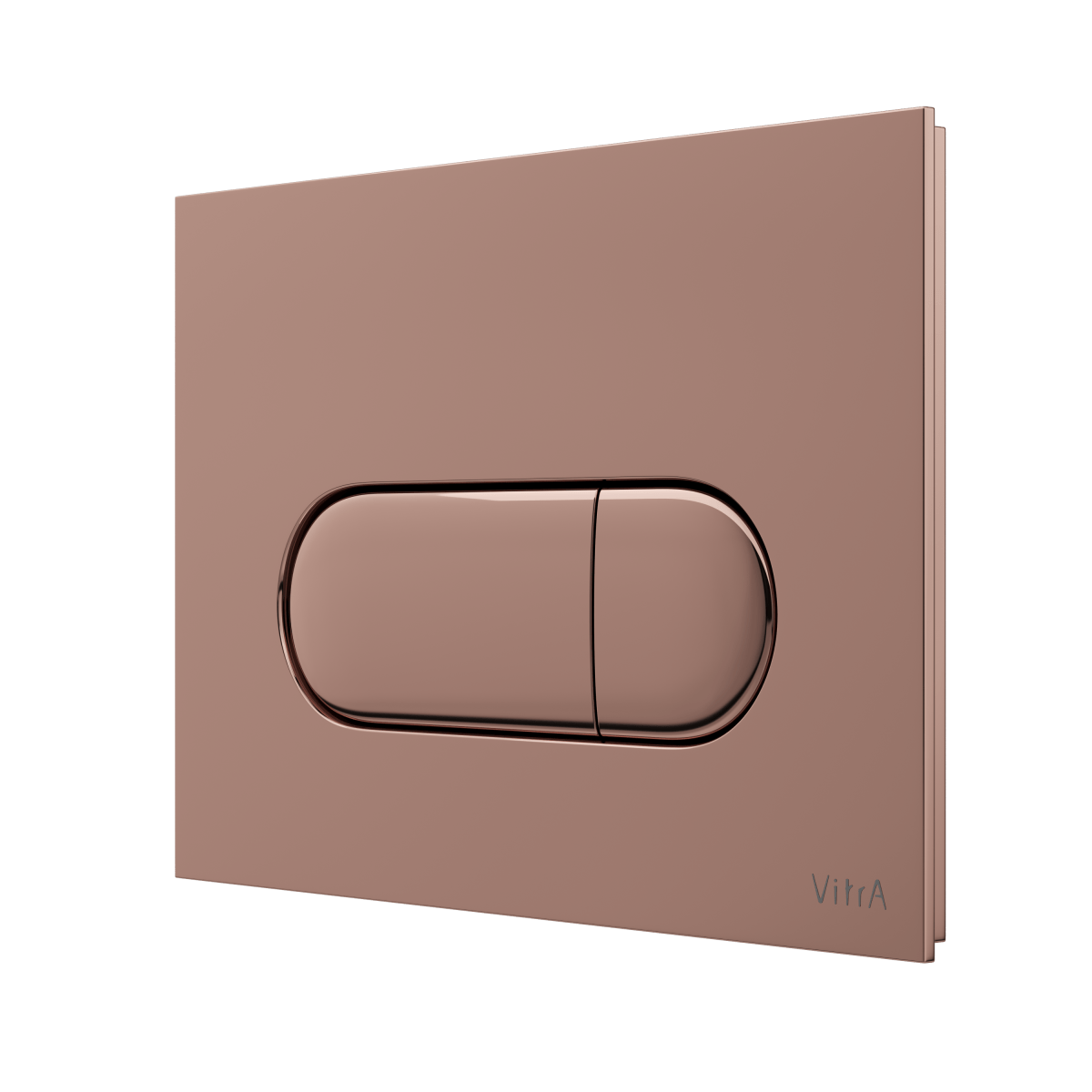 Кнопка смыва для инсталляции VitrA Root Round (Рут Раунд) 740-2240 мягкая медь глянец двойный смыв