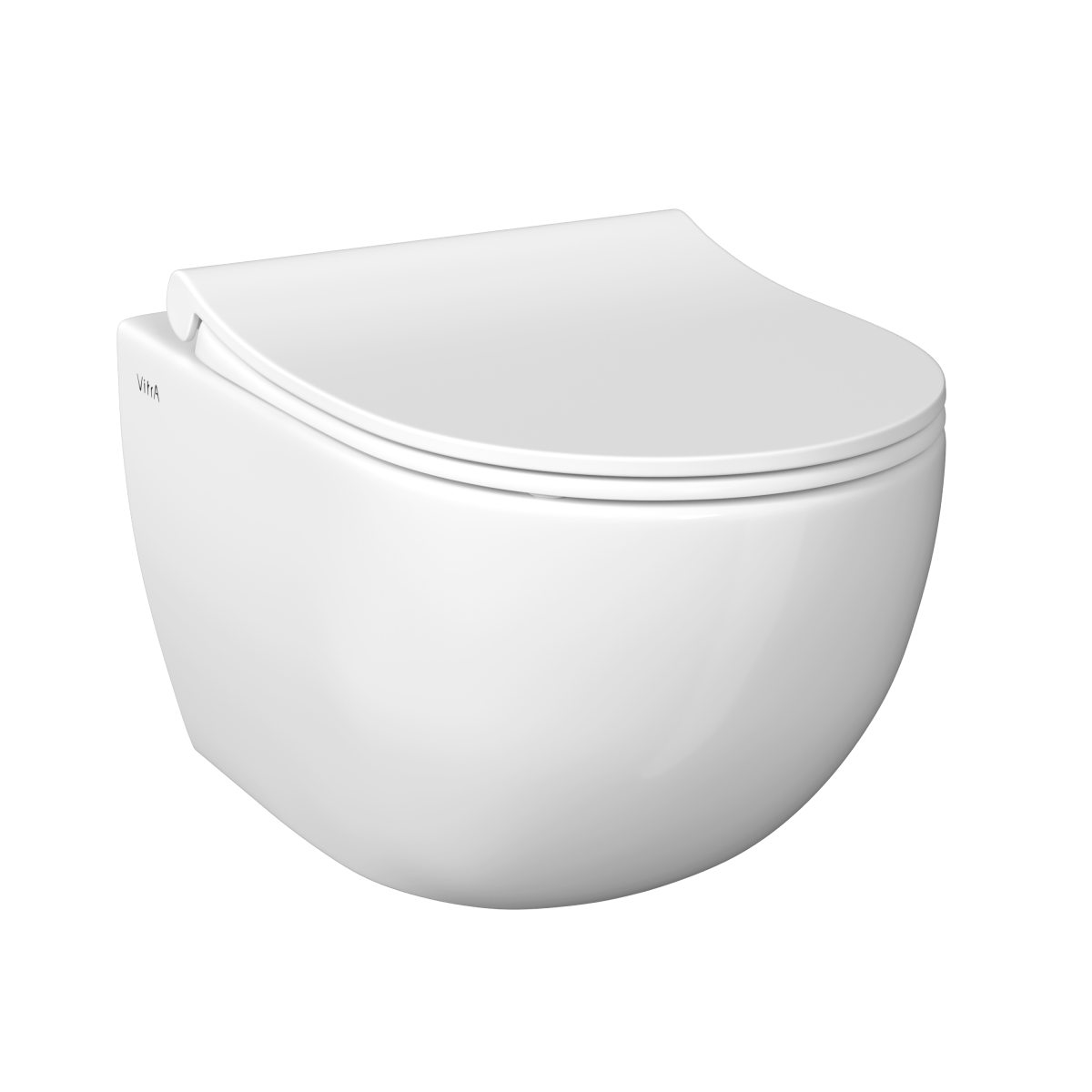 Подвесной унитаз VitrA Sento (Сенто) 7748B003-0075 безободковый Rim-ex (Рим-экс) белый санитарный фарфор антибактериальное покрытие Hygiene (Хайджн)
