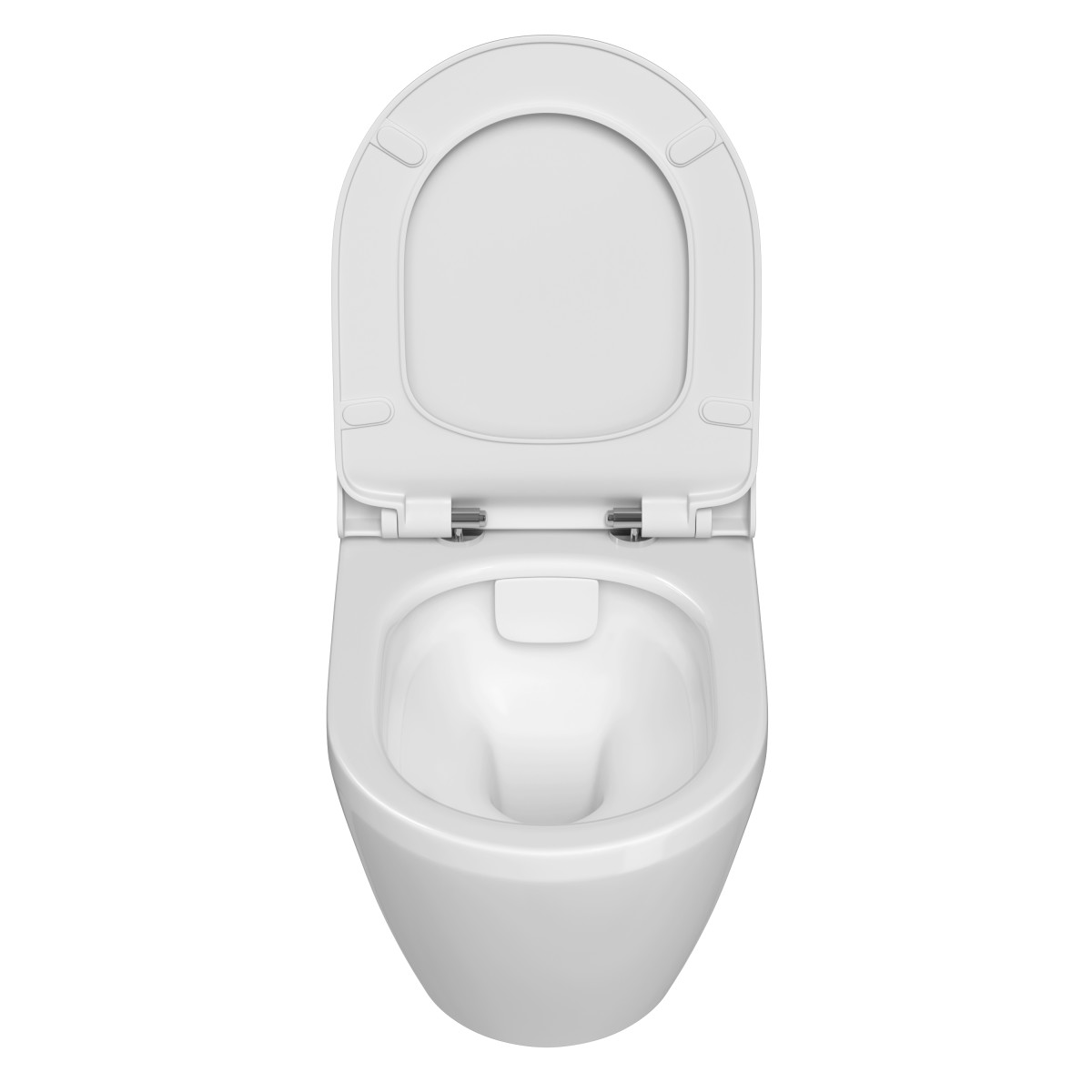 Инсталляция с унитазом VitrA Integra Round (Интегра Раунд) 9004B003-7202 комплект 4 в 1 с сиденьем микролифт безободковый цвет клавиши матовый хром