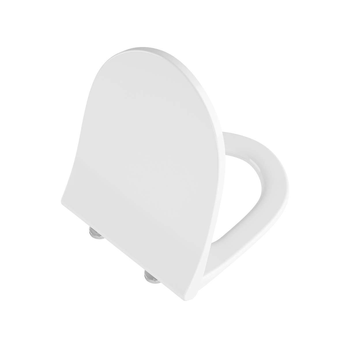 Сиденье для унитаза VitrA Sento (Сенто) 130-003-009 круглое белое дюропласт с микролифтом