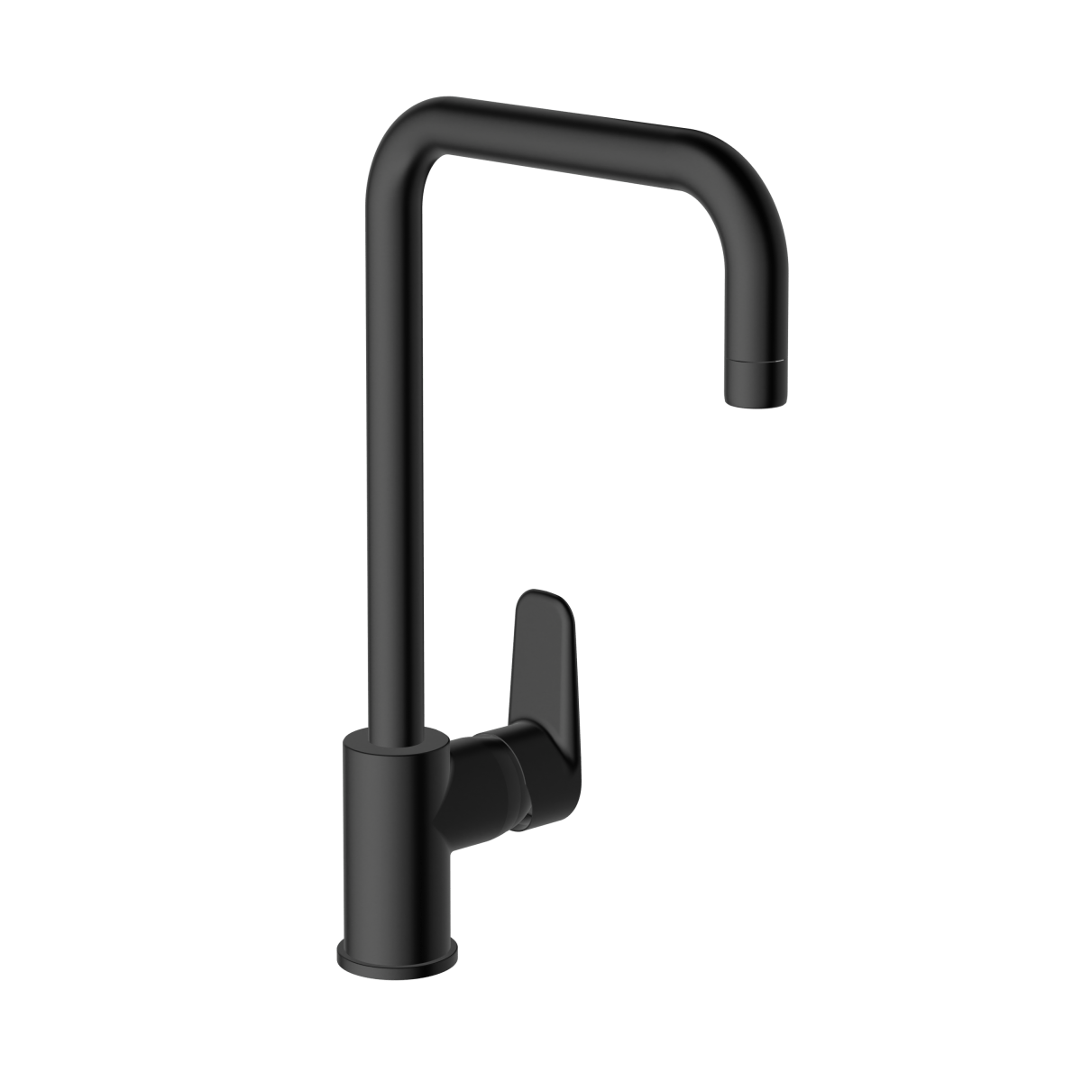 Смеситель для кухни VitrA Flow Soft (Флоу Софт) A4342636EXP с поворотным изливом однорычажный матовый черный латунь