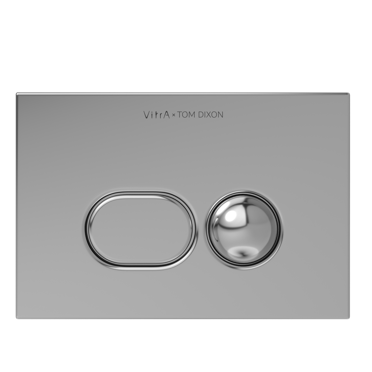 Кнопка смыва для инсталляции VitrA Liquid (Ликвид) 740-2180 хром двойный смыв