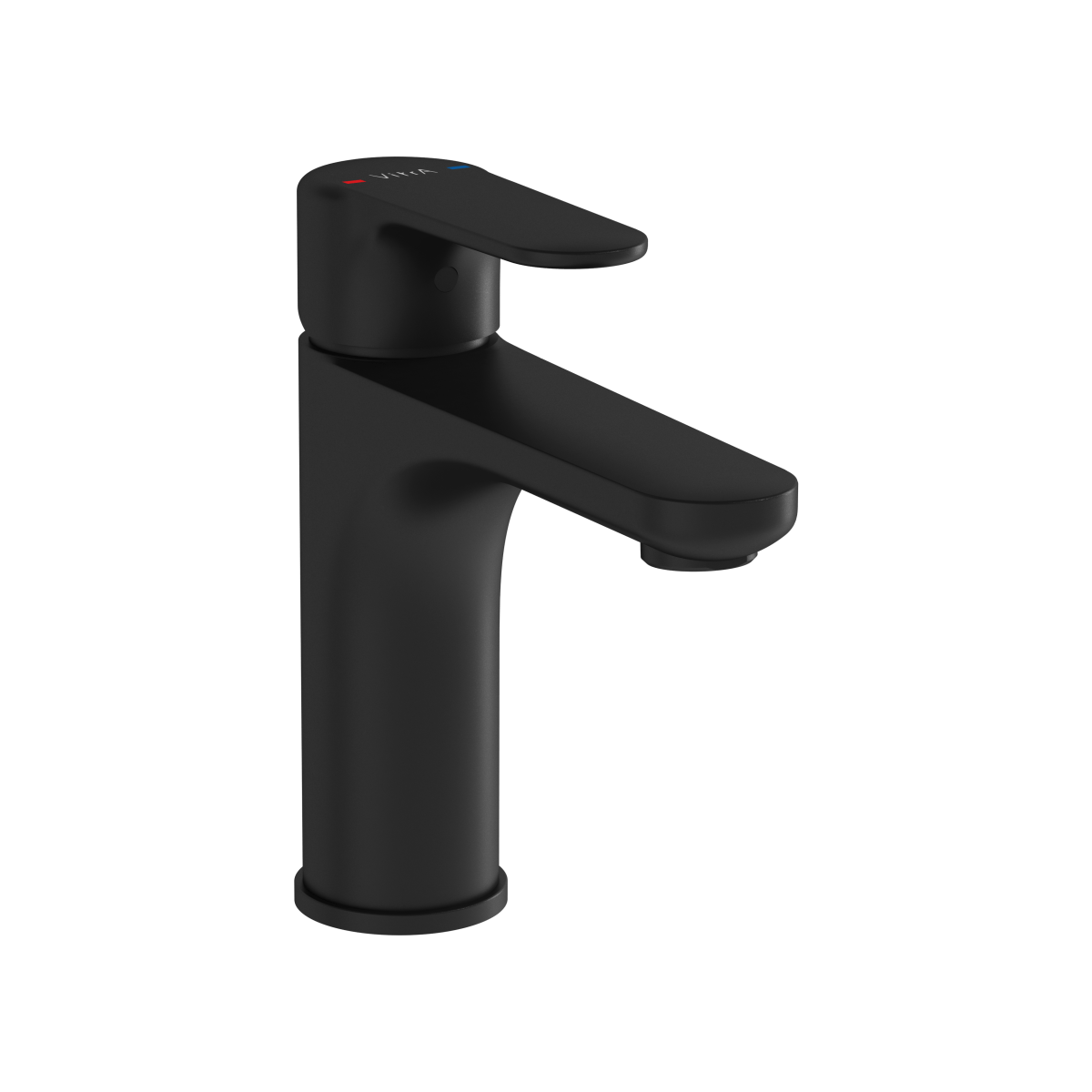 Смеситель для раковины VitrA Root Round (Рут Раунд) A4270636EXP однорычажный матовый черный латунь