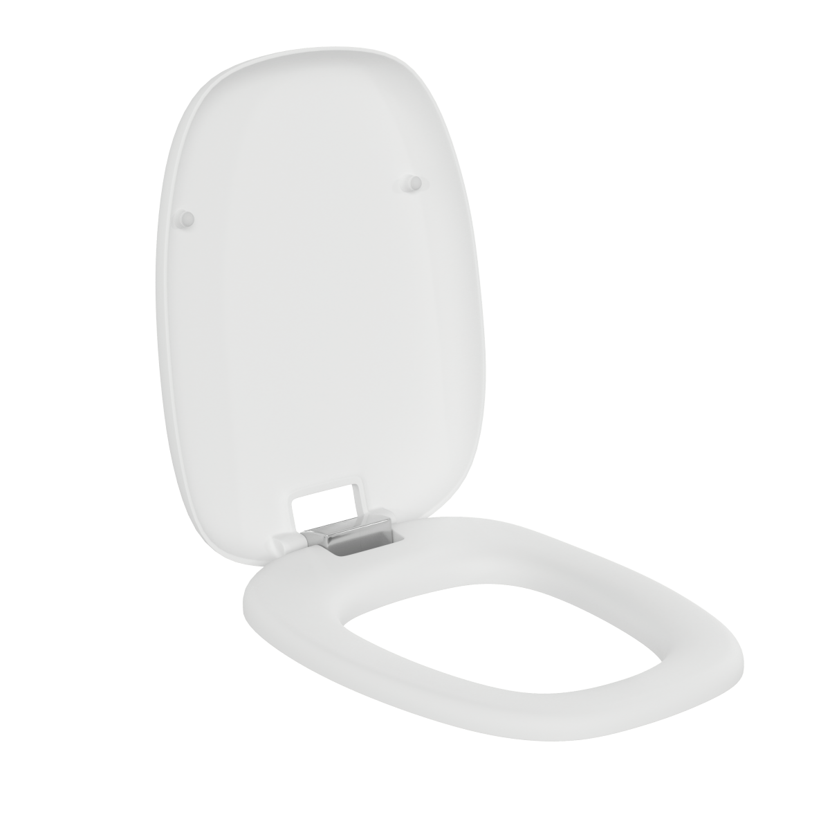 Сиденье для унитаза VitrA Plural (Плюрал) 126-401-009 круглое матовое белое дюропласт с микролифтом быстросъемное