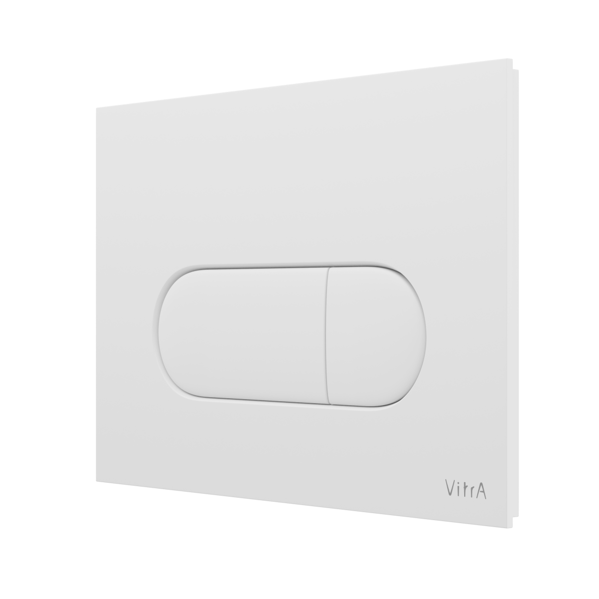 Кнопка смыва для инсталляции VitrA Root Round (Рут Раунд) 740-2200 глянцевая белая двойный смыв