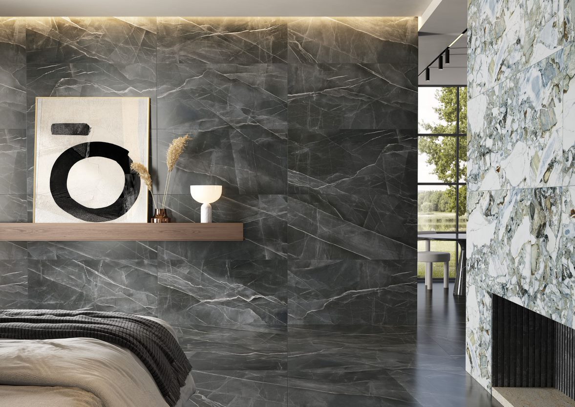 60x60 СитиМарбл Калакатта Блэк Лаппато R9