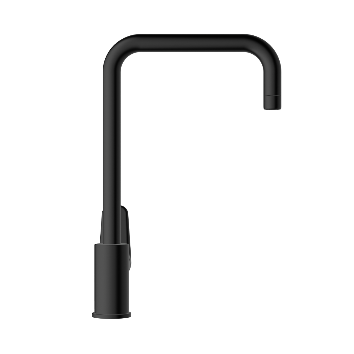 Смеситель для кухни VitrA Flow Soft (Флоу Софт) A4342636EXP с поворотным изливом однорычажный матовый черный латунь