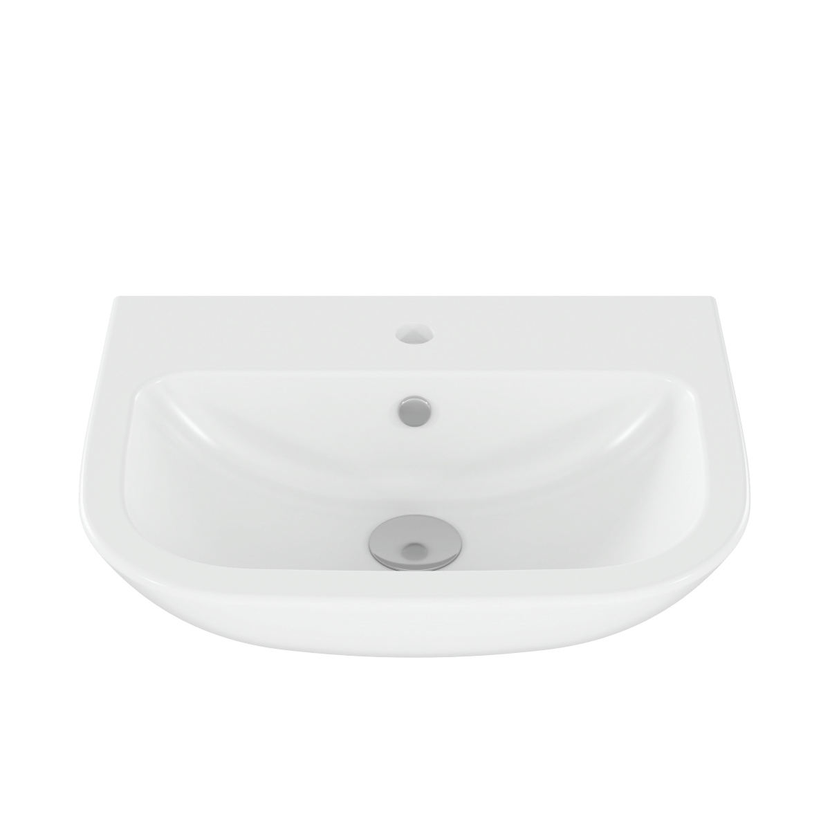 Раковина накладная VitrA S20 5502B003-0001 55 x 44 см белая антибактериальное покрытие Hygiene (Хайджн)