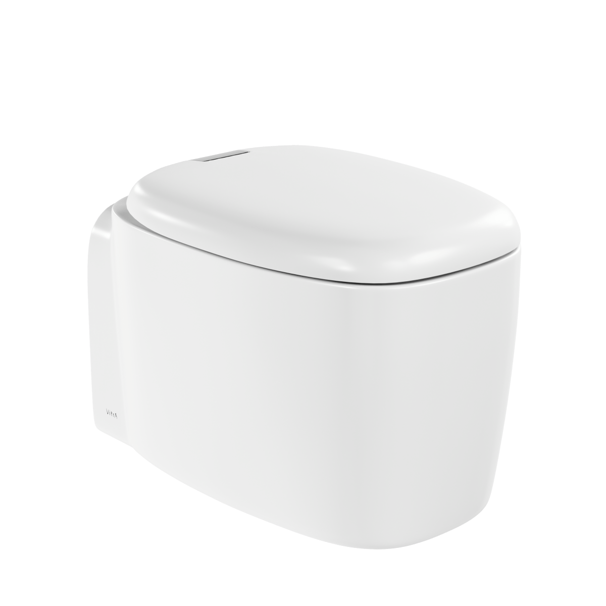 Подвесной унитаз VitrA Plural (Плюрал) 7830B401-0075 безободковый Rim-ex (Рим-экс) матовый белый санитарный фарфор антибактериальное покрытие Hygiene + Clean (Хайджн + Клин)