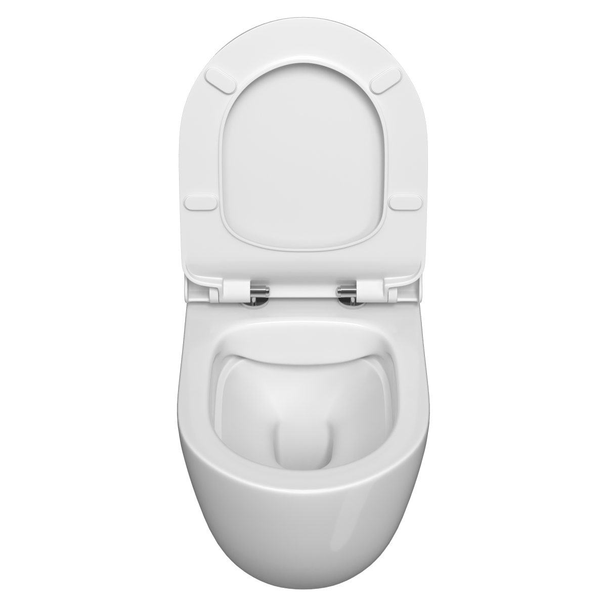 Инсталляция с унитазом VitrA Mia Round (Мия Раунд) 9873B003-7205 комплект 3 в 1 с сиденьем микролифт безободковый