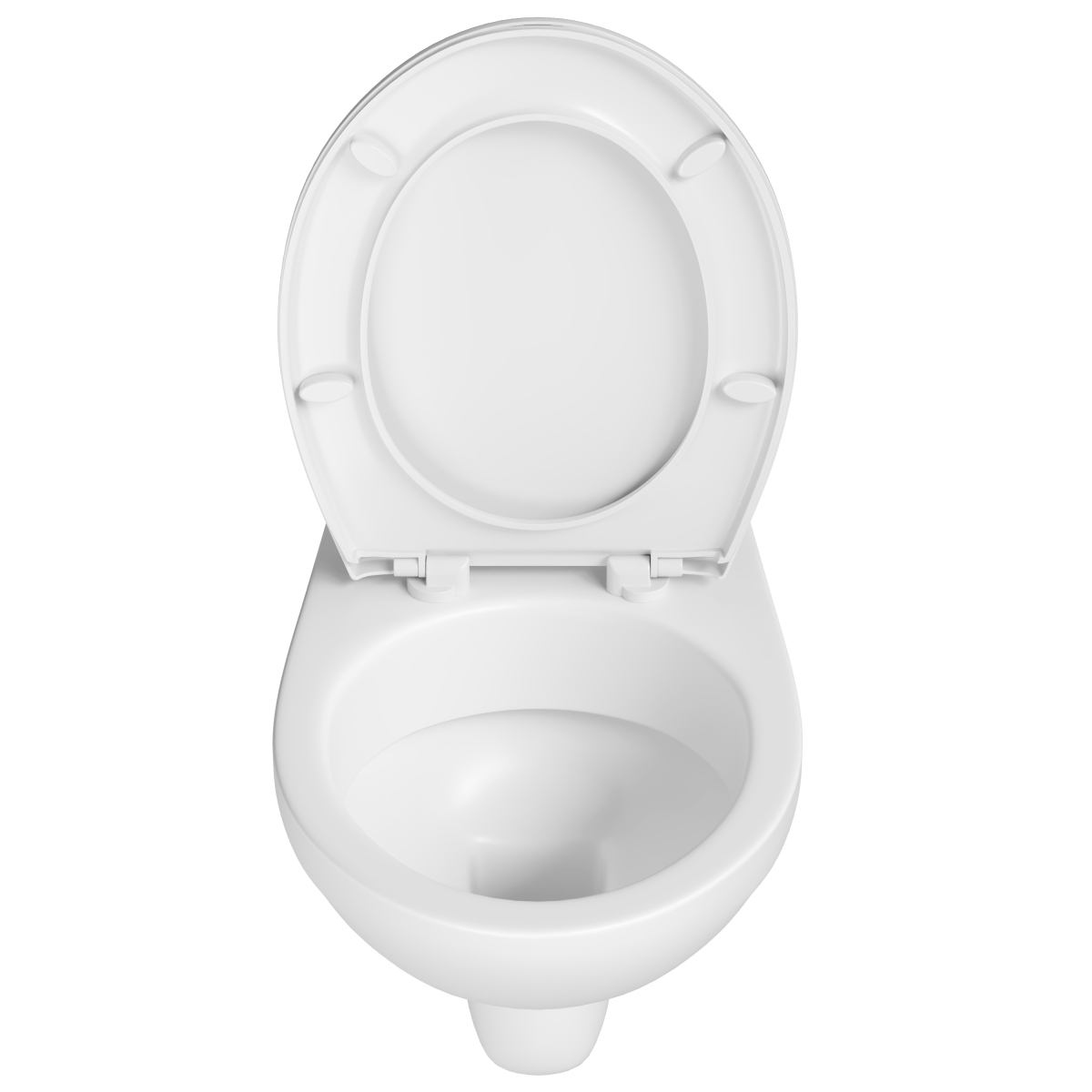 Подвесной унитаз VitrA Normus (Нормус) 6855B003-0101 ободковый Open-Rim белый санитарный фарфор антибактериальное покрытие Hygiene (Хайджн)