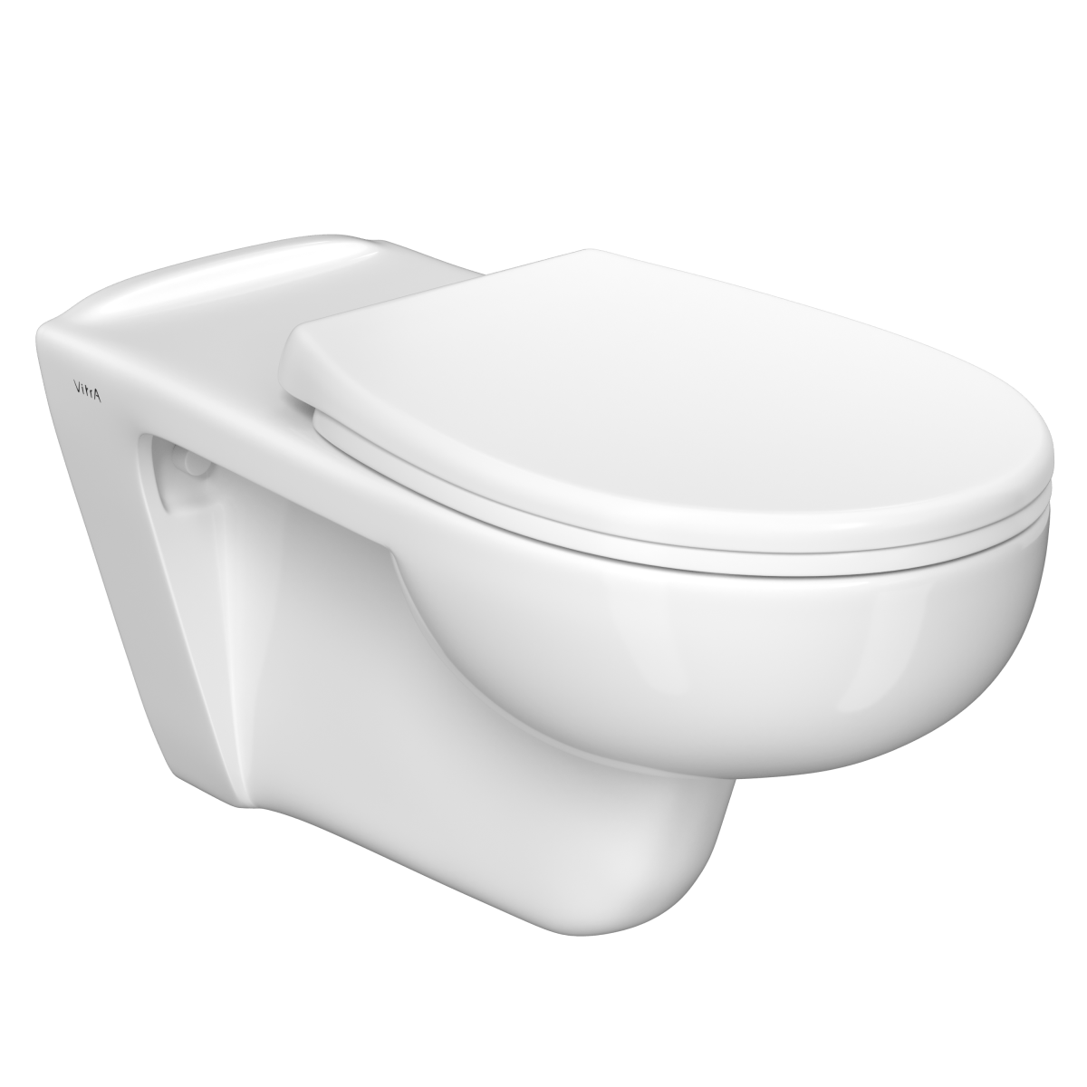 Подвесной унитаз VitrA Conforma (Конформа) 5810B003-6234 безободковый дюропласт белый глянец санитарный фарфор антибактериальное покрытие Hygiene (Хайджн)