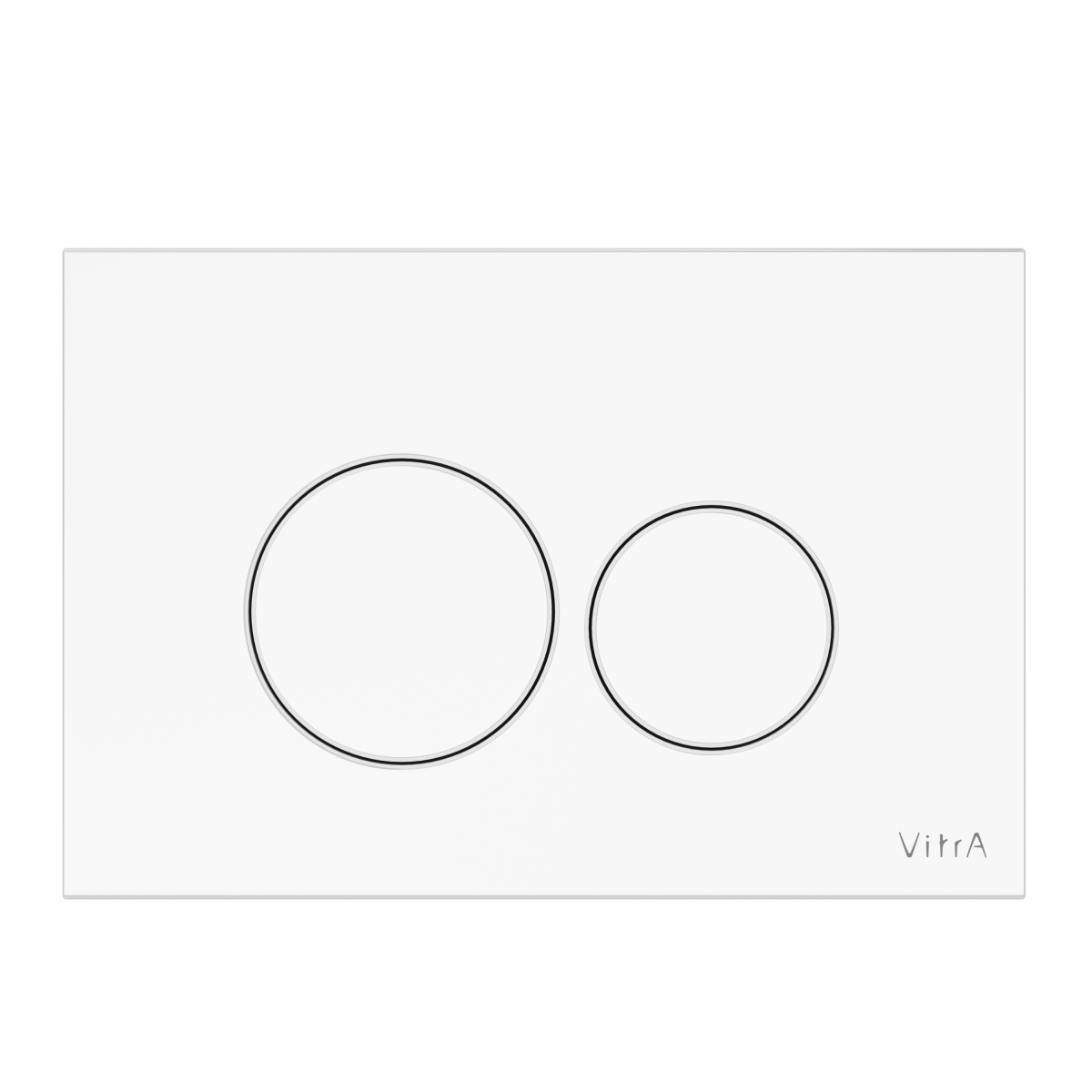 Кнопка смыва для инсталляции VitrA Origin (Ориджин) 740-2400 глянцевая белая двойный смыв