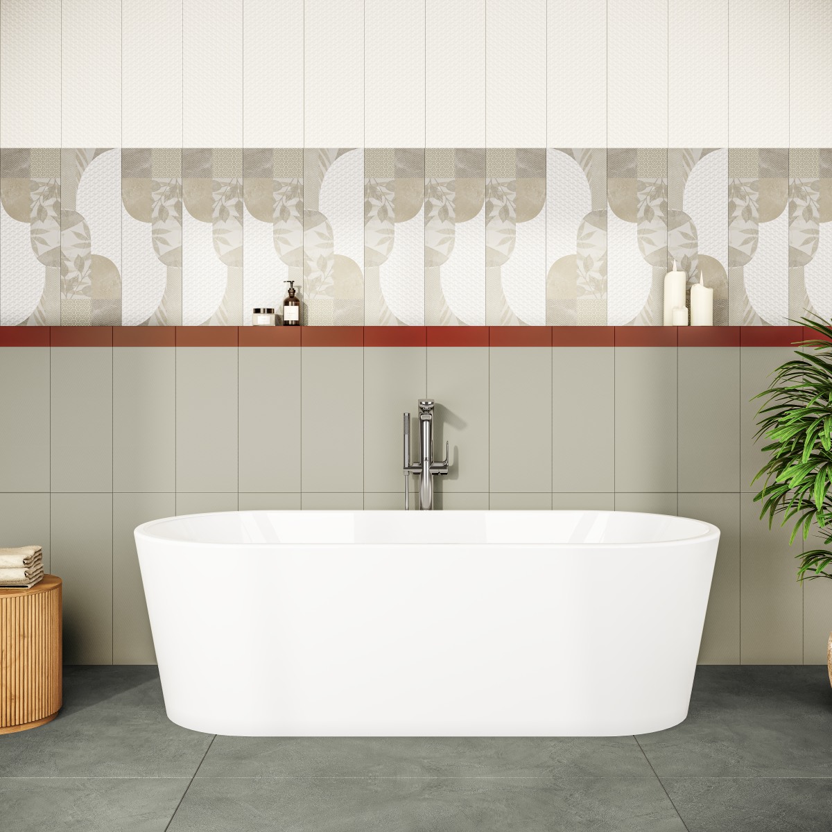 Ванна VitrA Geo (Гео) 65380006000 180 x 80,5 см отдельностоящая акриловая прямоугольная белая