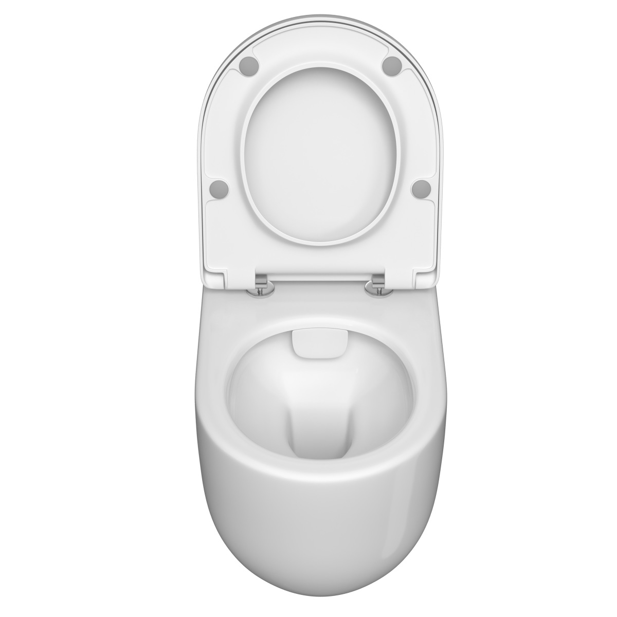 Подвесной унитаз VitrA Liquid (Ликвид) 7321B403-0075 безободковый Rim-ex (Рим-экс) белый санитарный фарфор антибактериальное покрытие Hygiene + Clean (Хайджн + Клин)