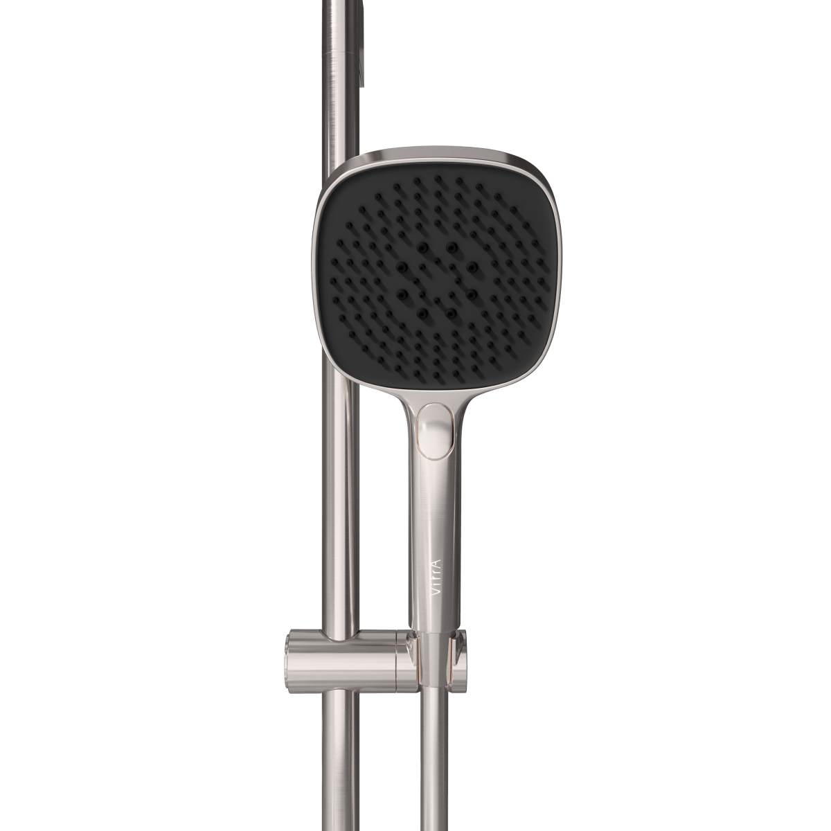 Душевая стойка VitrA Core Square (Кор Скуэр) A4591734EXP с ручным душем без смесителя брашированный никель