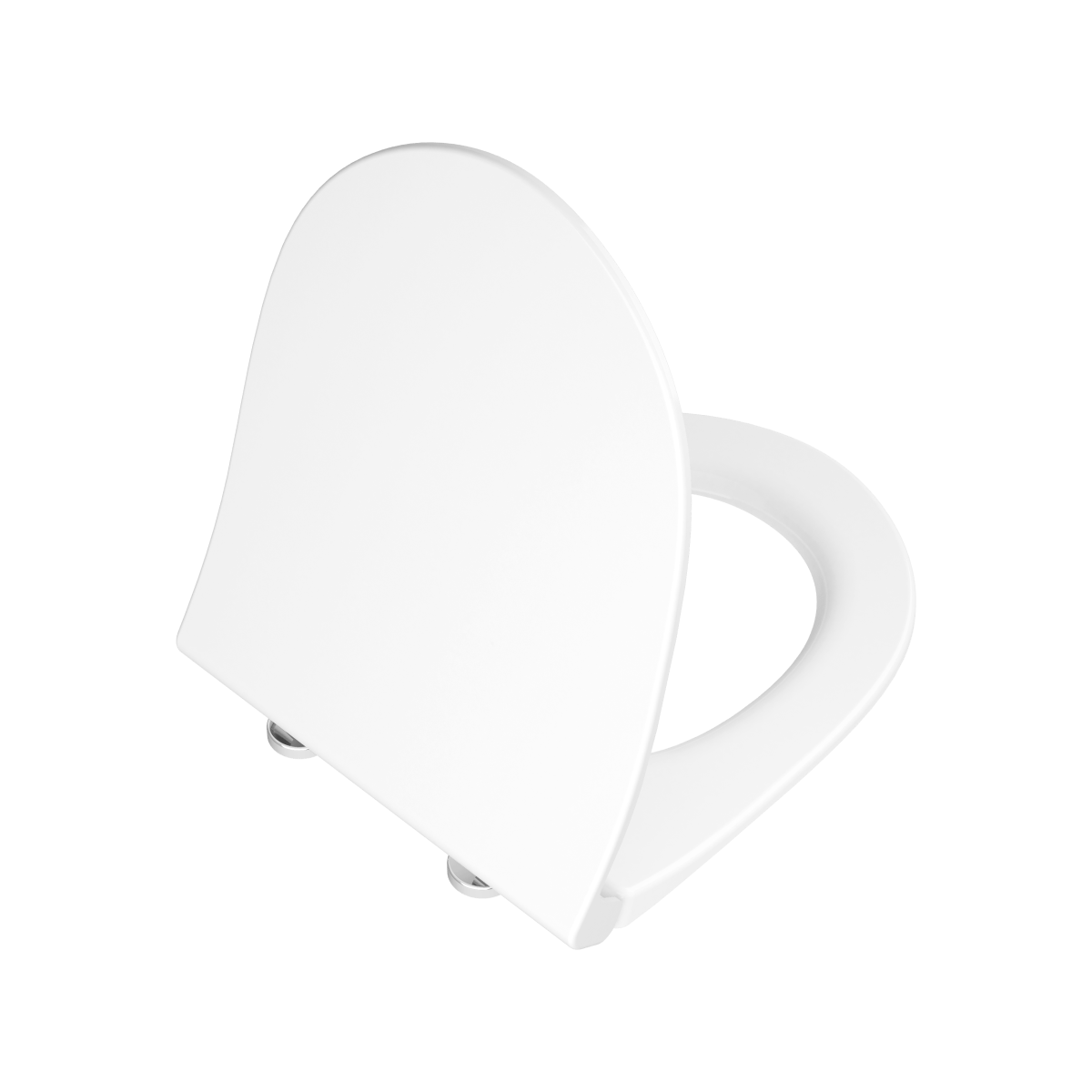 Сиденье для унитаза VitrA Nest (Нест) 220-003R409 круглое белое дюропласт с микролифтом быстросъемное