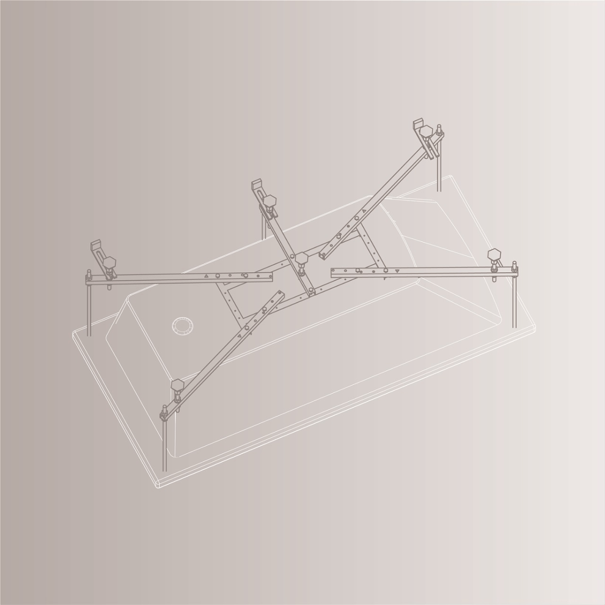 Каркас для ванны VitrA Universal (Универсал) 59999991002 170 x 75/180 x 80 универсальный