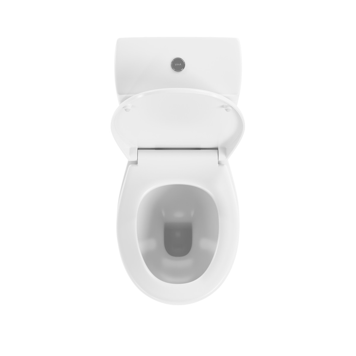 Унитаз-компакт напольный VitrA S10 9864B003-7201 с сиденьем без микролифта белый санитарный фарфор антибактериальное покрытие Hygiene (Хайджн)