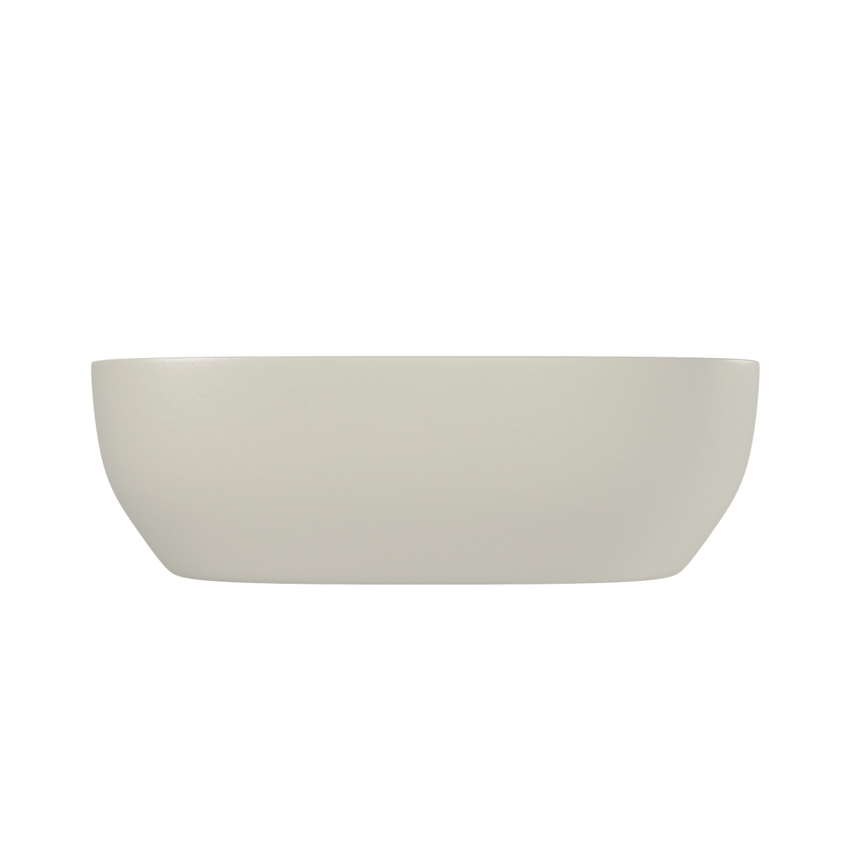 Раковина чаша VitrA Outline Recycled (Аутлайн Ресайклд) 7994B066-0016 48 x 42 см накладная матовая бежевая антибактериальное покрытие Hygiene (Хайджн)