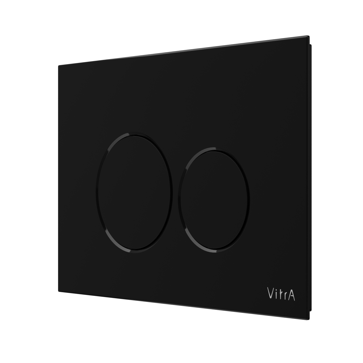 Кнопка смыва для инсталляции VitrA Origin (Ориджин) 740-2450 глянцевая черная двойный смыв