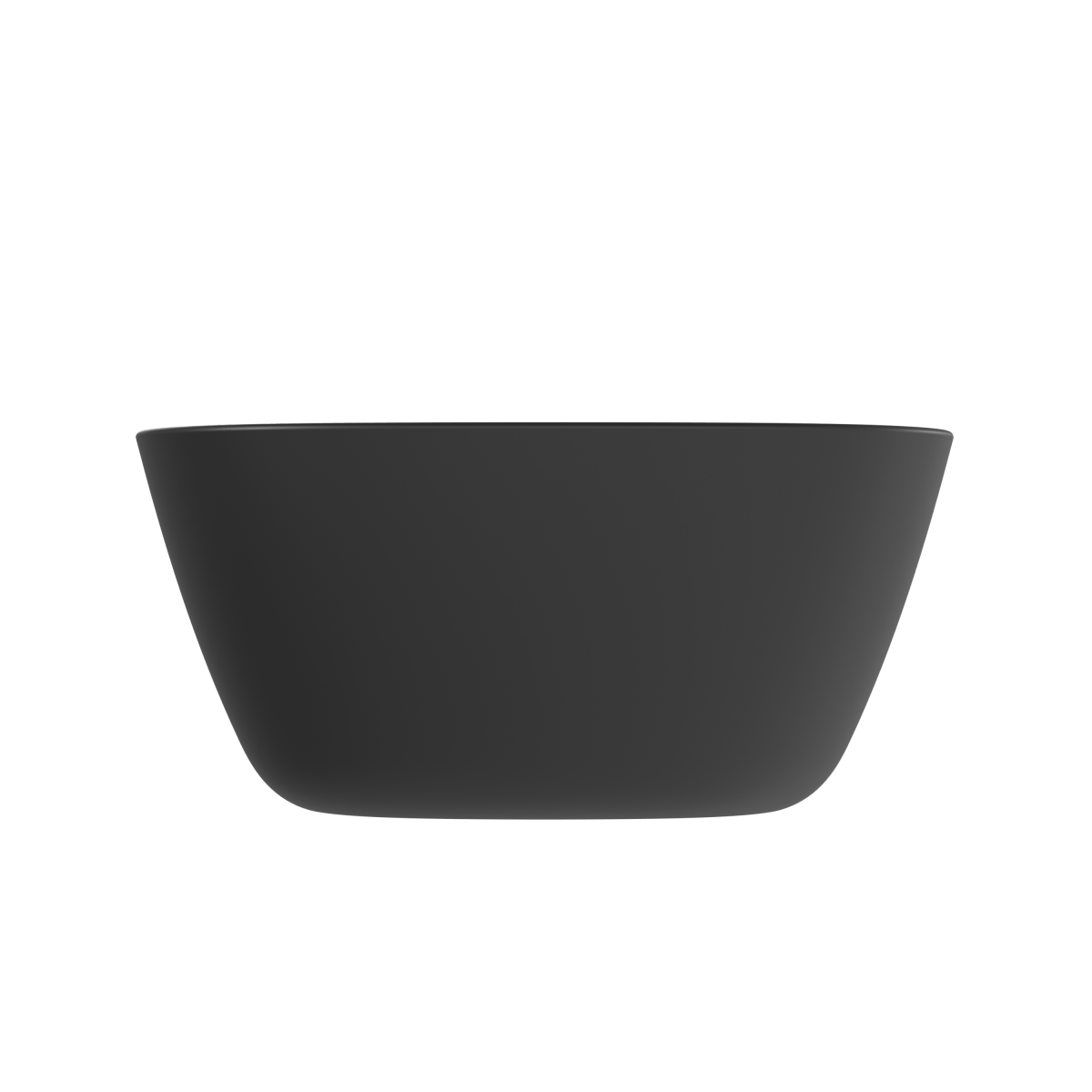 Раковина чаша VitrA Plural (Плюрал) 7811B483-0016 45 x 38 см накладная матовая черная антибактериальное покрытие Hygiene + Clean (Хайджн + Клин)