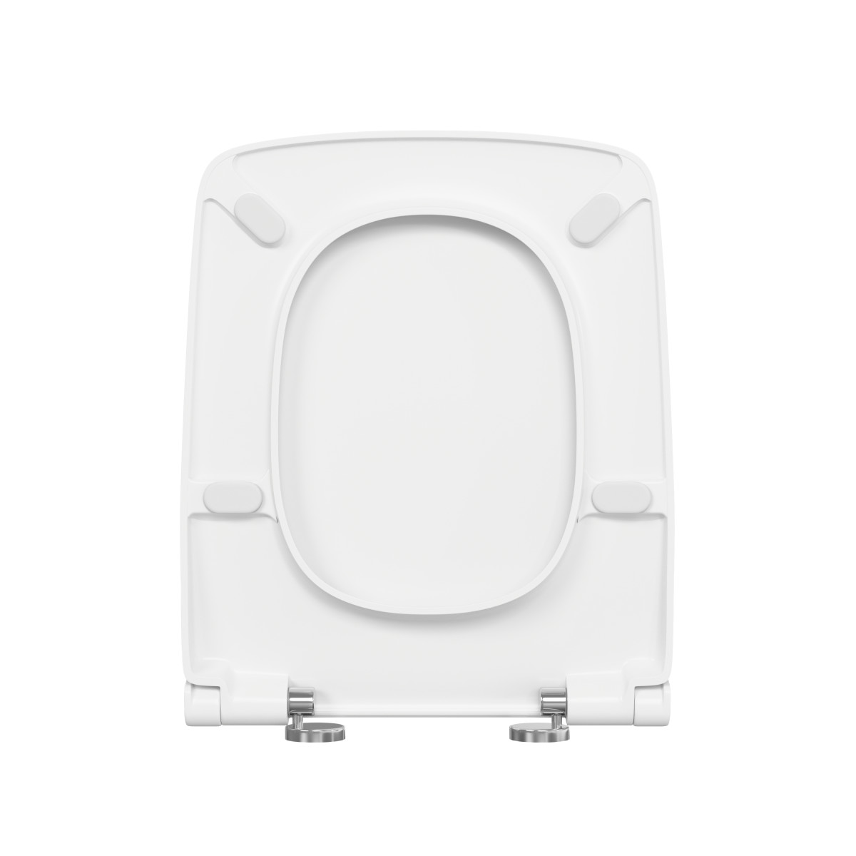 Сиденье для унитаза VitrA Metropole (Метрополь) 122-003-009 квадратное белое дюропласт с микролифтом