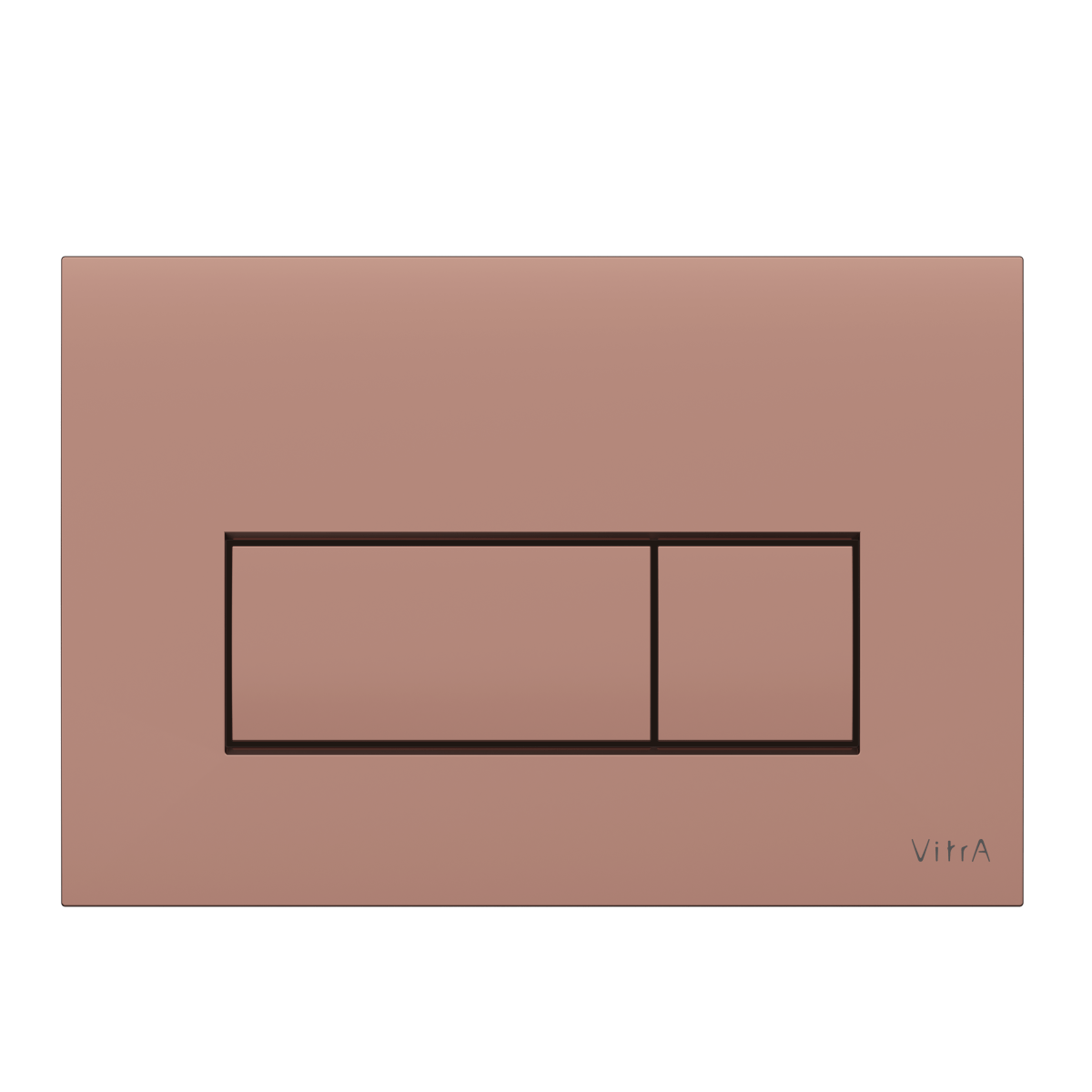 Кнопка смыва для инсталляции VitrA Root Square (Рут Скуэр) 740-2340 мягкая медь глянец двойный смыв
