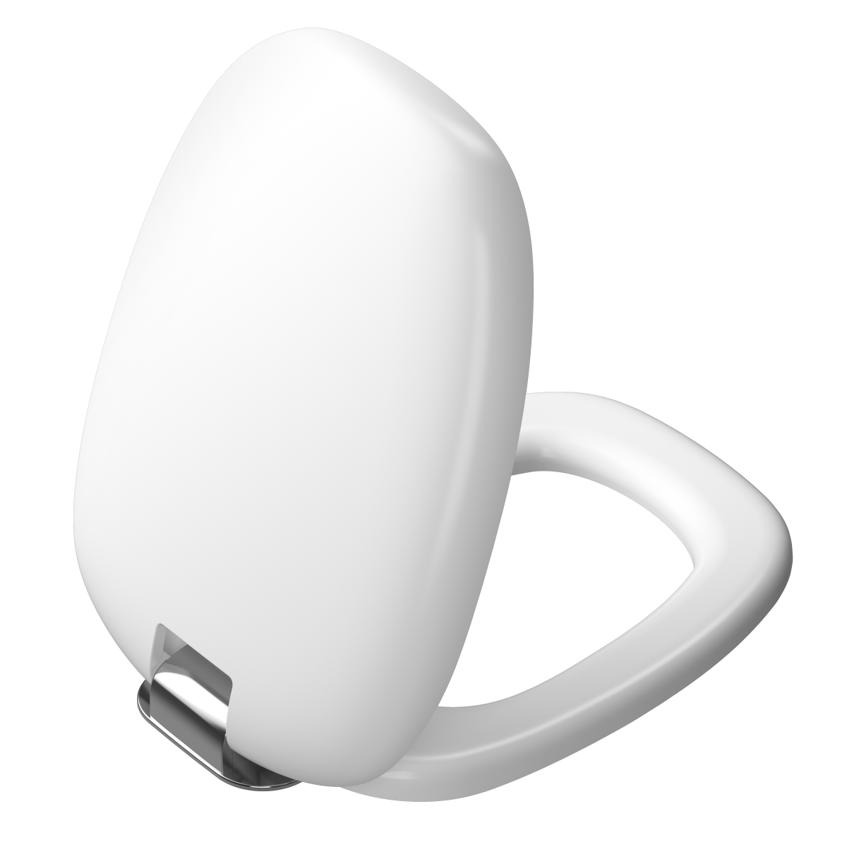 Сиденье для унитаза VitrA Plural (Плюрал) 126-401-009 круглое матовое белое дюропласт с микролифтом быстросъемное