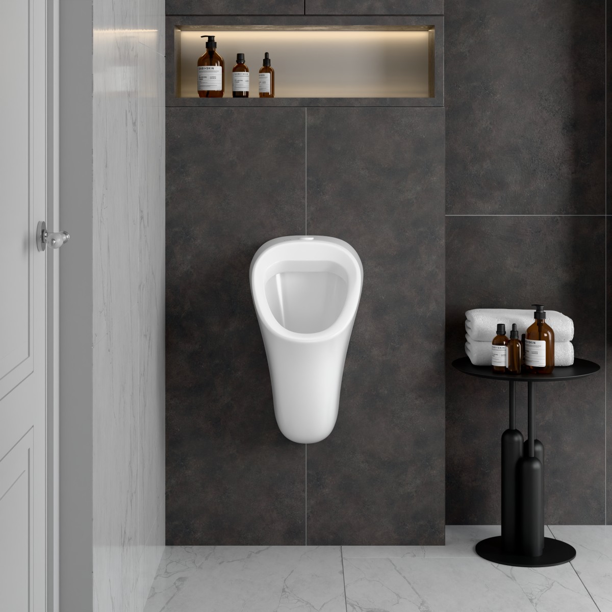 Писсуар VitrA Arkitekt (Аркитект) 6201B003-0199 настенный белый антибактериальное покрытие Hygiene (Хайджн)