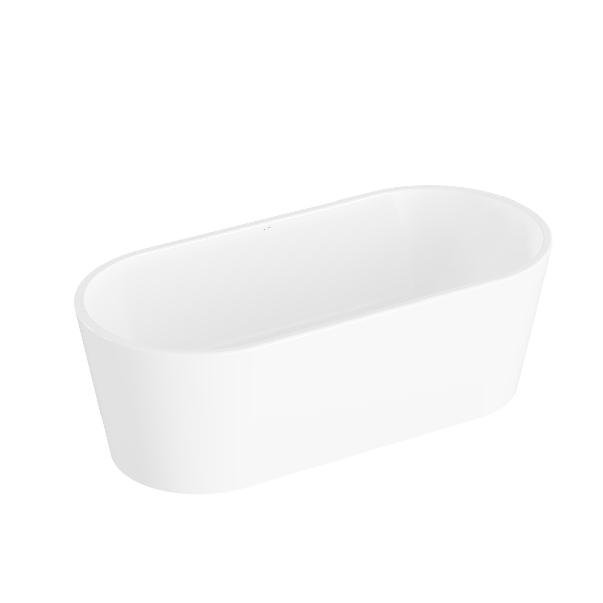 Ванна VitrA Geo (Гео) 65370006000 170 x 80,5 см отдельностоящая акриловая прямоугольная белая