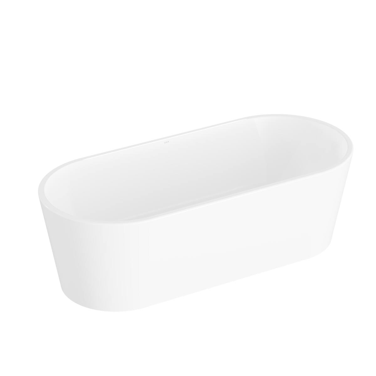 Ванна VitrA Geo (Гео) 65380006000 180 x 80,5 см отдельностоящая акриловая прямоугольная белая
