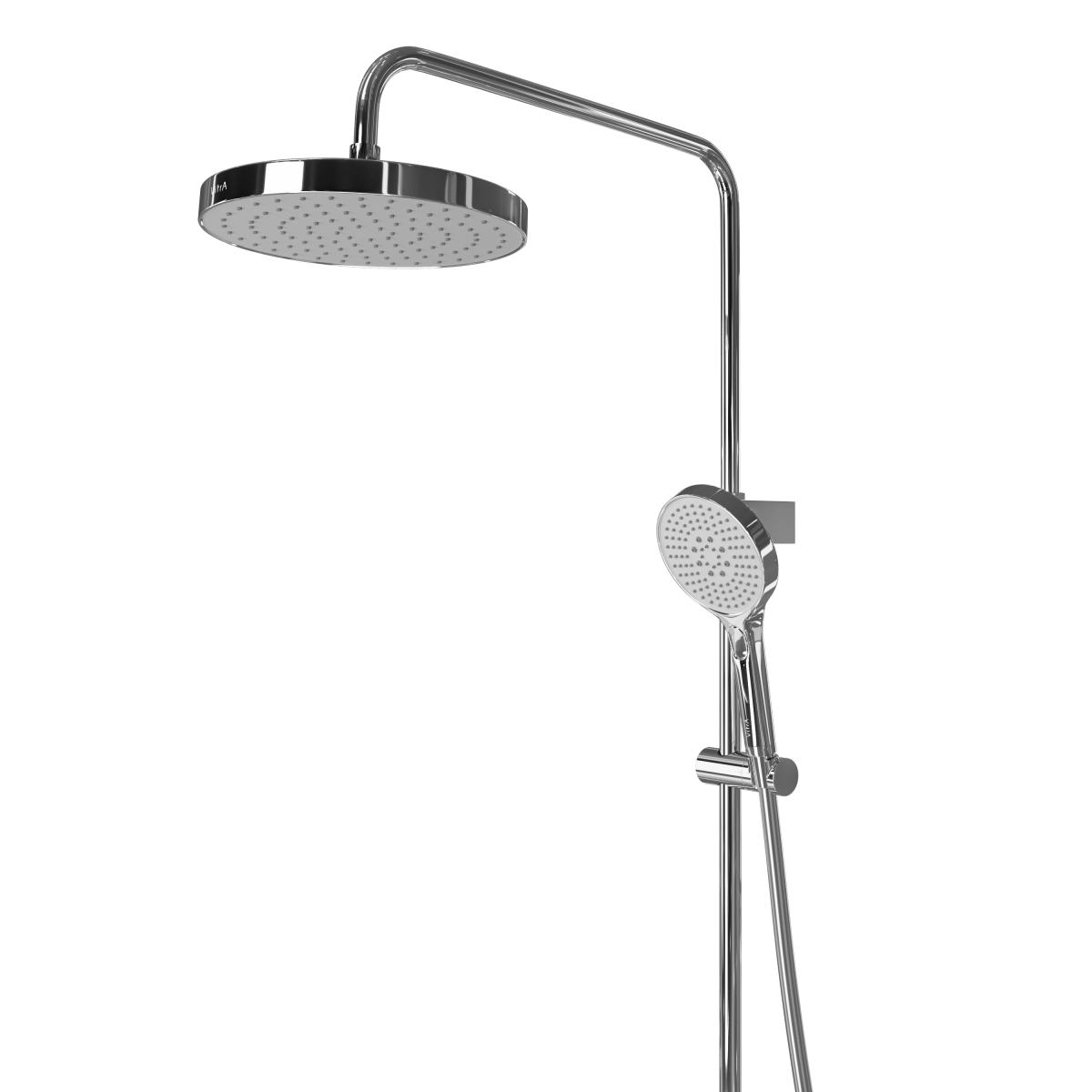 Душевая система VitrA Core Round (Кор Раунд) A47309EXP с термостатическим смесителем и ручным душем хром