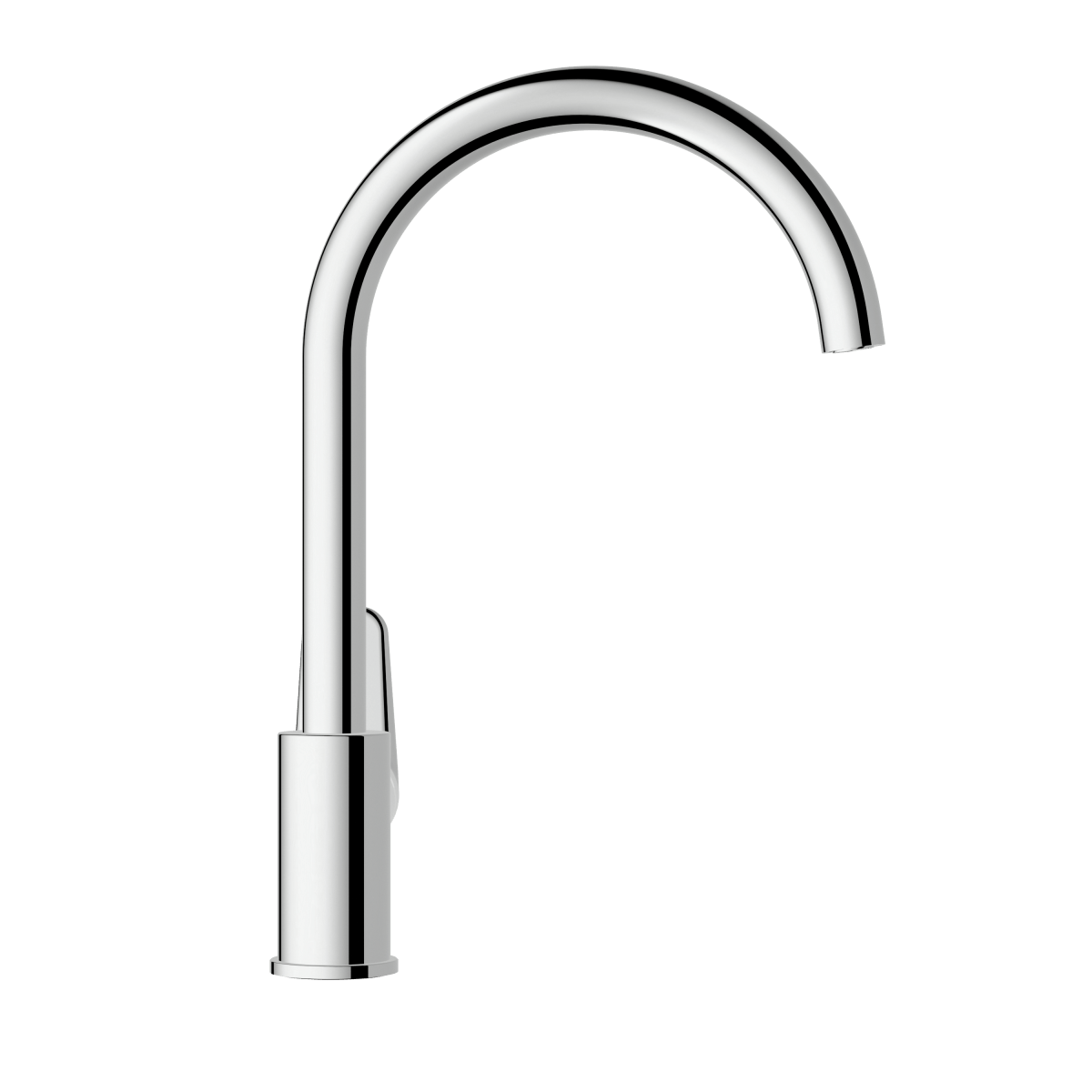 Смеситель для кухни VitrA Flow Soft (Флоу Софт) A43419EXP с поворотным изливом однорычажный хром латунь