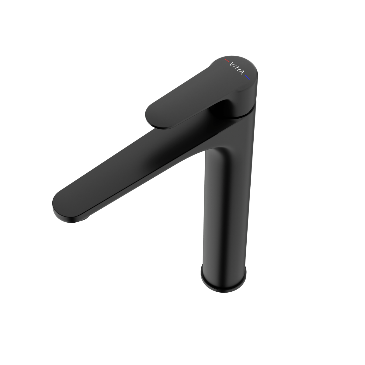 Смеситель для раковины VitrA Root Round (Рут Раунд) A4270736EXP однорычажный матовый черный латунь