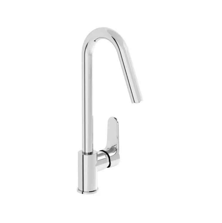 Смеситель VitrA Root Round для кухонной мойки, хром, A42742EXP