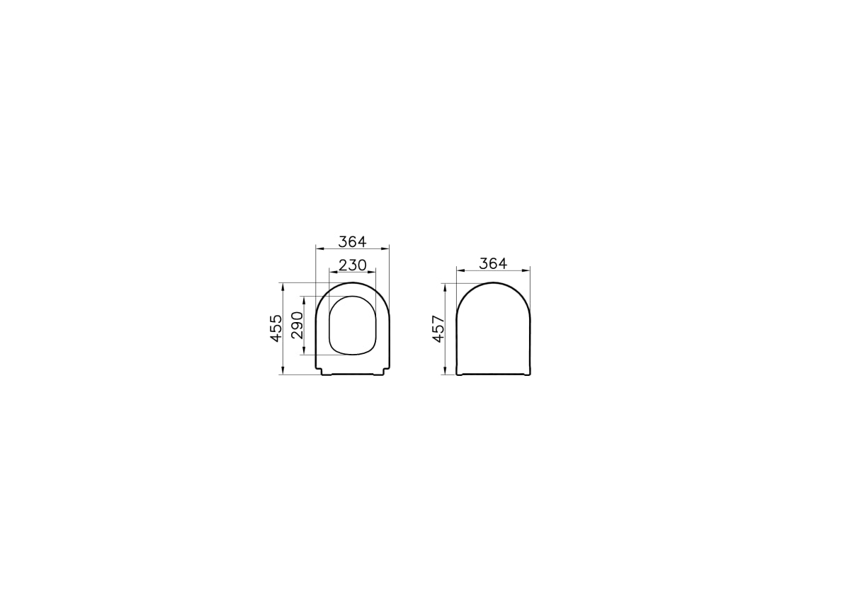 Сиденье для унитаза VitrA S50 110-003-019 круглое белое дюропласт с микролифтом
