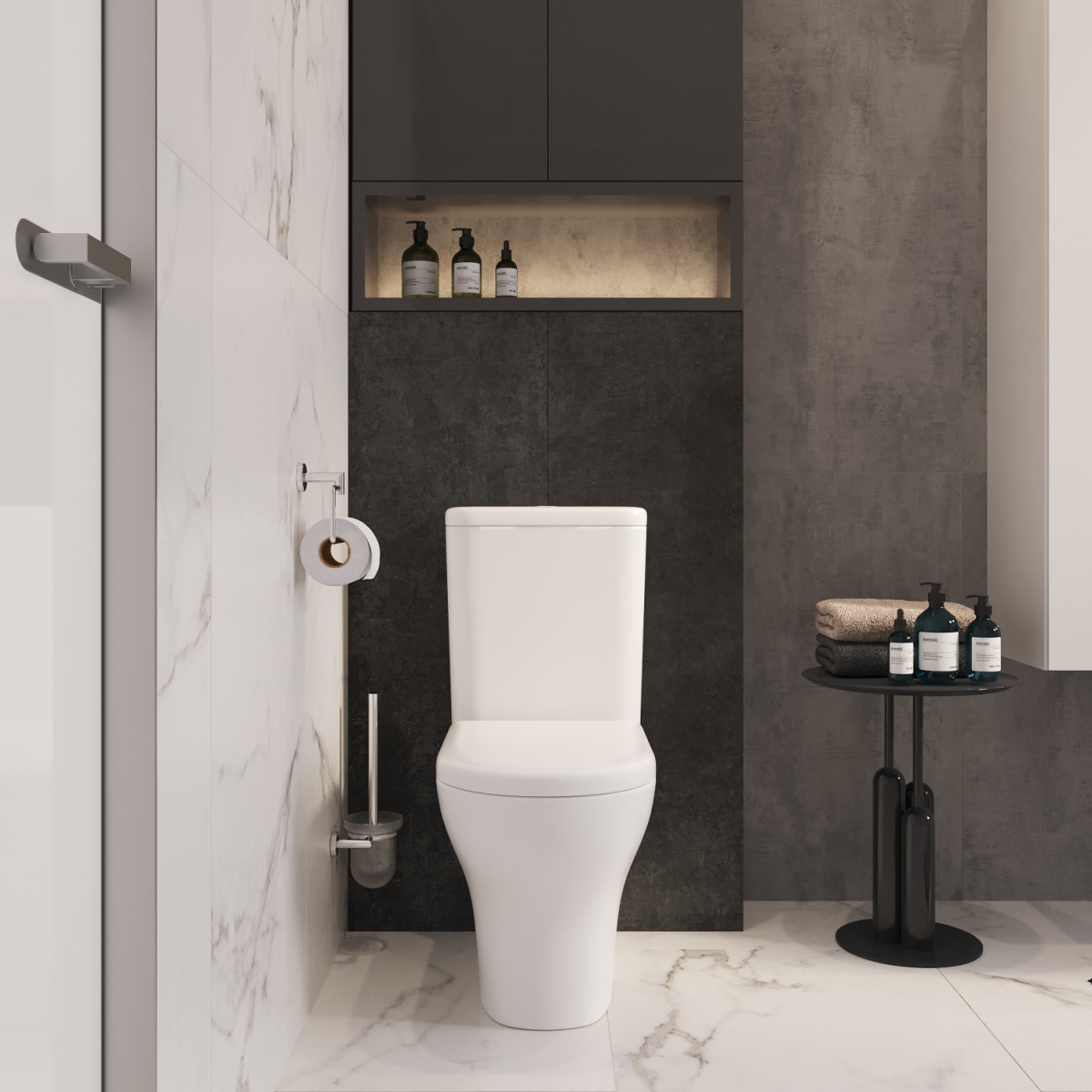 Унитаз-компакт напольный VitrA Zentrum (Зентрум) 9012B003-7202 с сиденьем без микролифта белый санитарный фарфор антибактериальное покрытие Hygiene (Хайджн)
