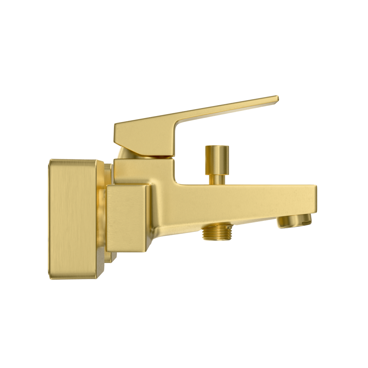 Настенный смеситель для ванны VitrA Minimax Square (Минимакс Сквуэр) A4352025EXP однорычажный брашированное золото латунь