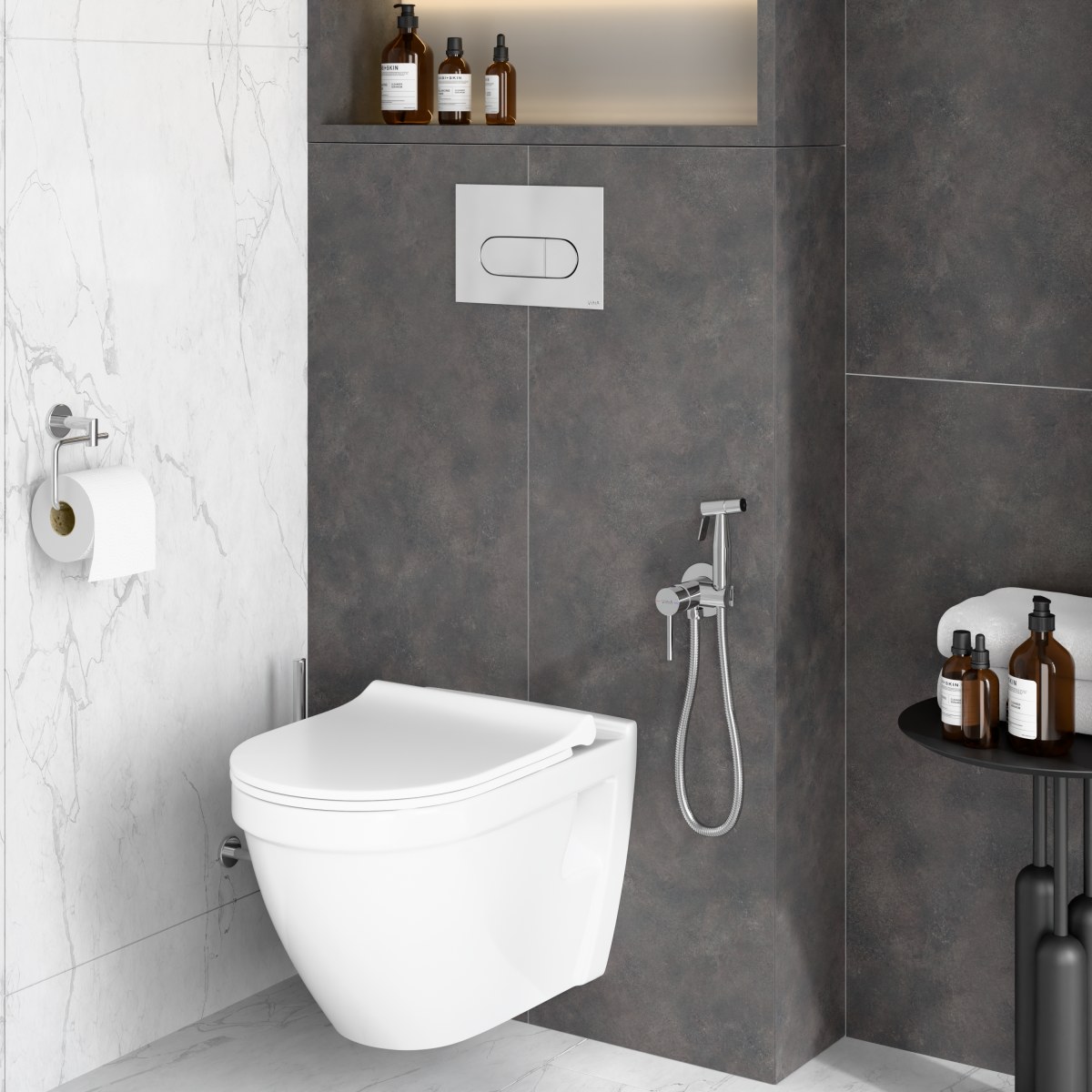 Гигенический душ VitrA A43751EXP хром латунь