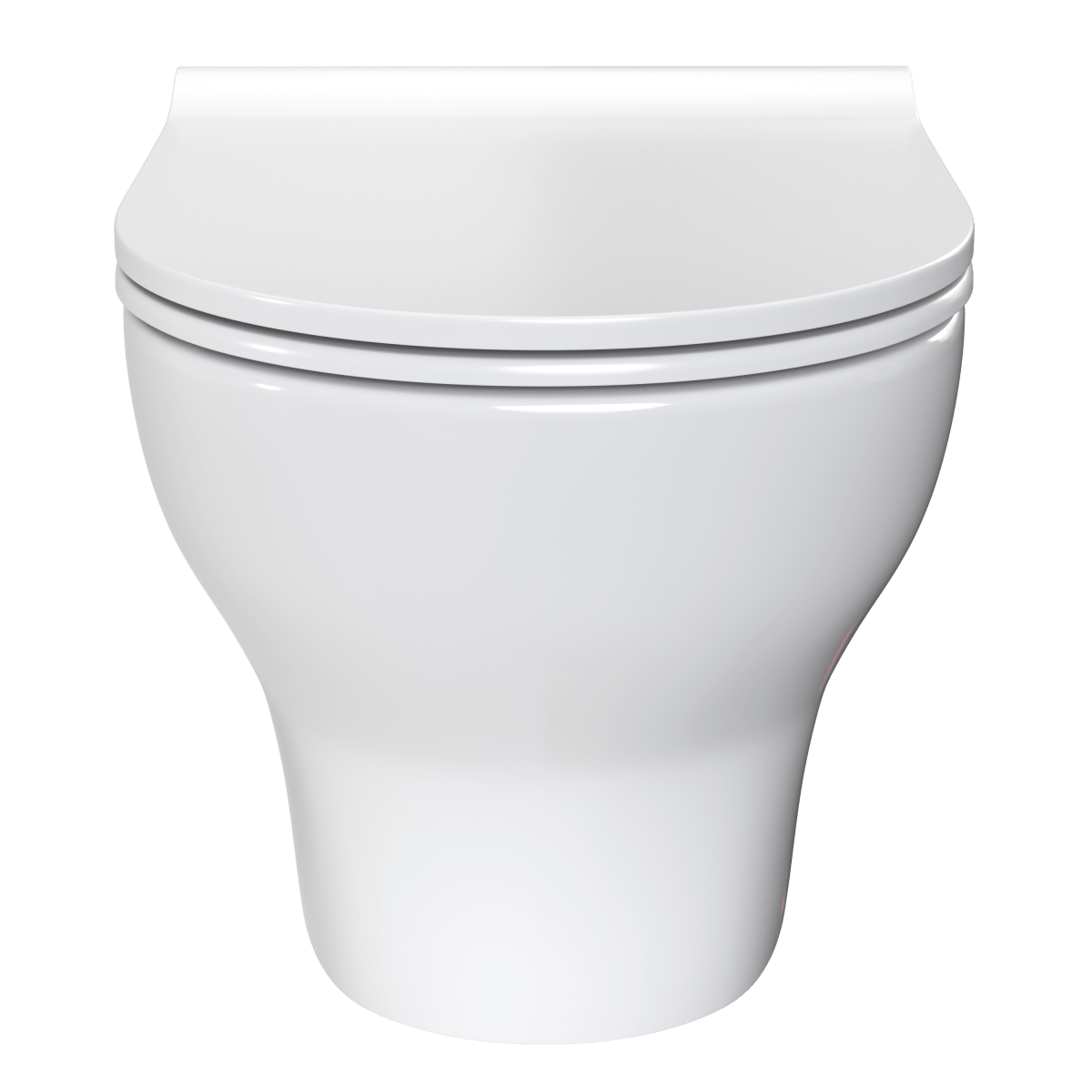 Подвесной унитаз VitrA Zentrum Round (Зентрум Раунд) 7786B003-0075 безободковый SmoothFlush (Смусфлаш) белый санитарный фарфор антибактериальное покрытие Hygiene (Хайджн)