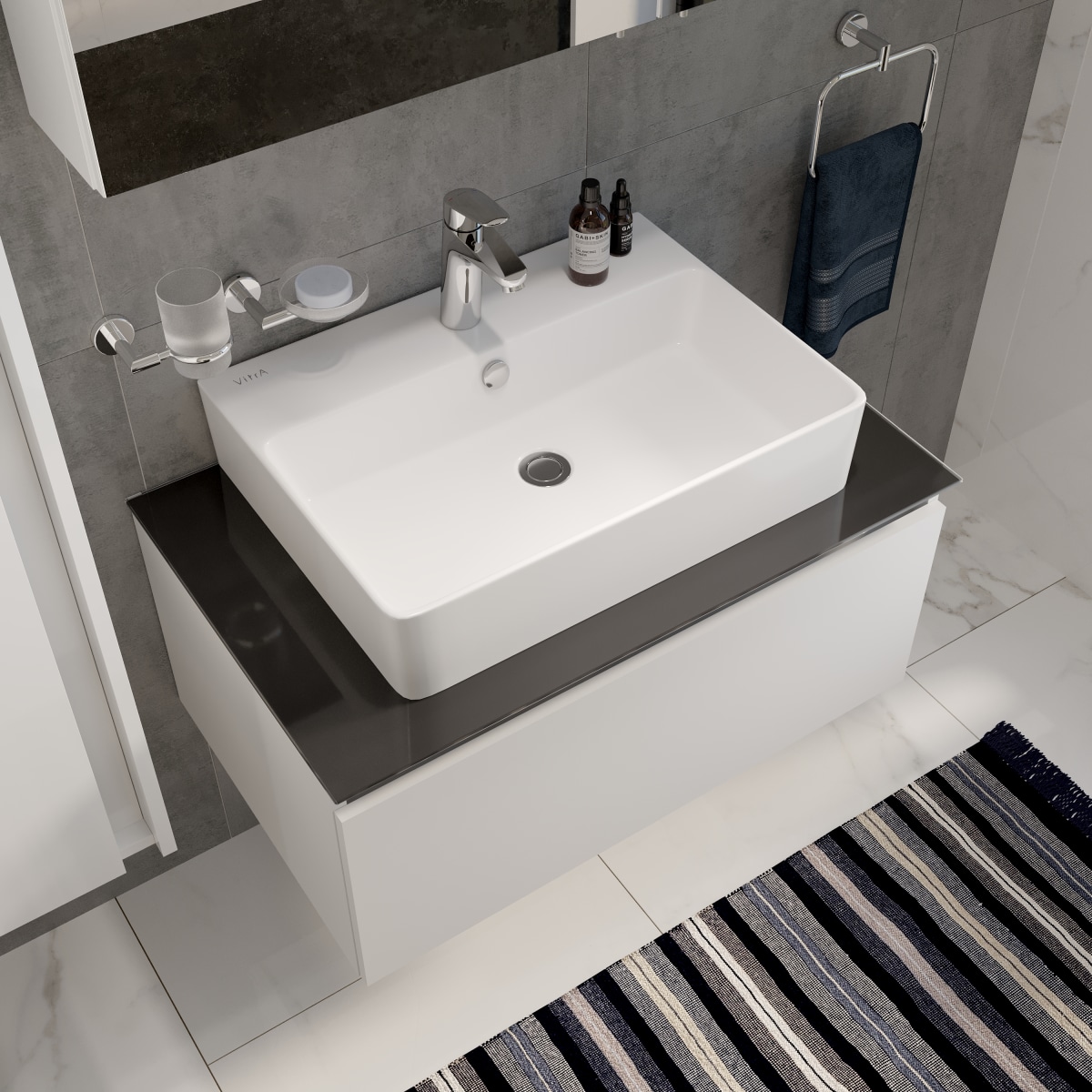 Смеситель для раковины VitrA Flow Round (Флоу Раунд) A42925EXP однорычажный хром латунь