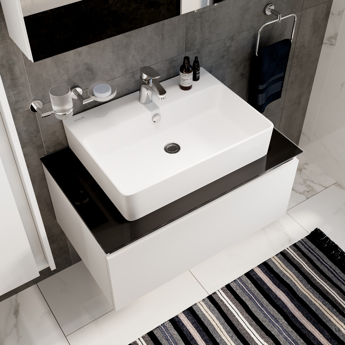 Смеситель для раковины VitrA Flow Round (Флоу Раунд) A42923EXP1 однорычажный хром латунь