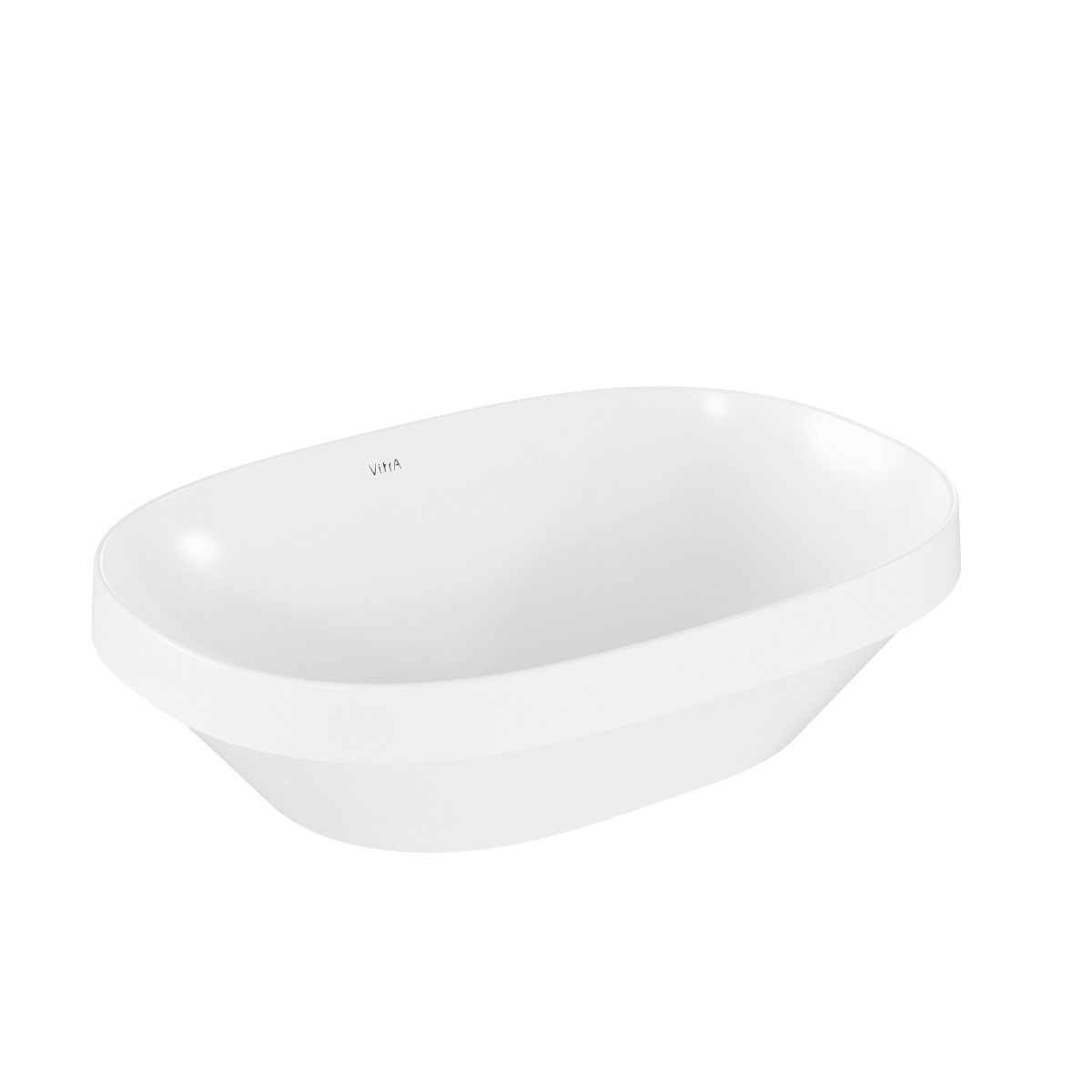 Встраиваемая сверху раковина VitrA Frame (Фрейм) 5652B403-0016 56 x 39 см овал белая антибактериальное покрытие Hygiene + Clean (Хайджн + Клин)